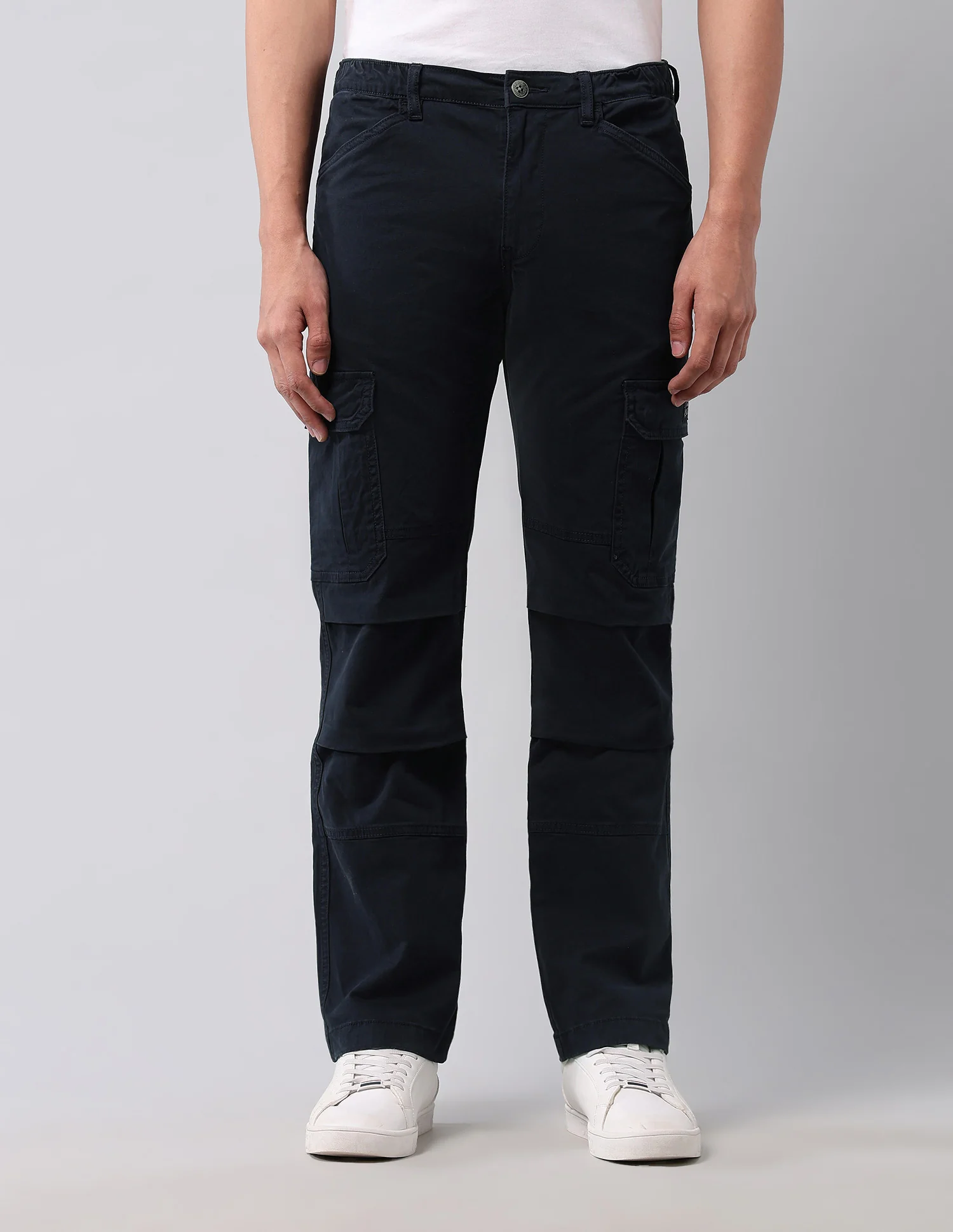 Straight Fit Pure Cotton Cargos - Image 6