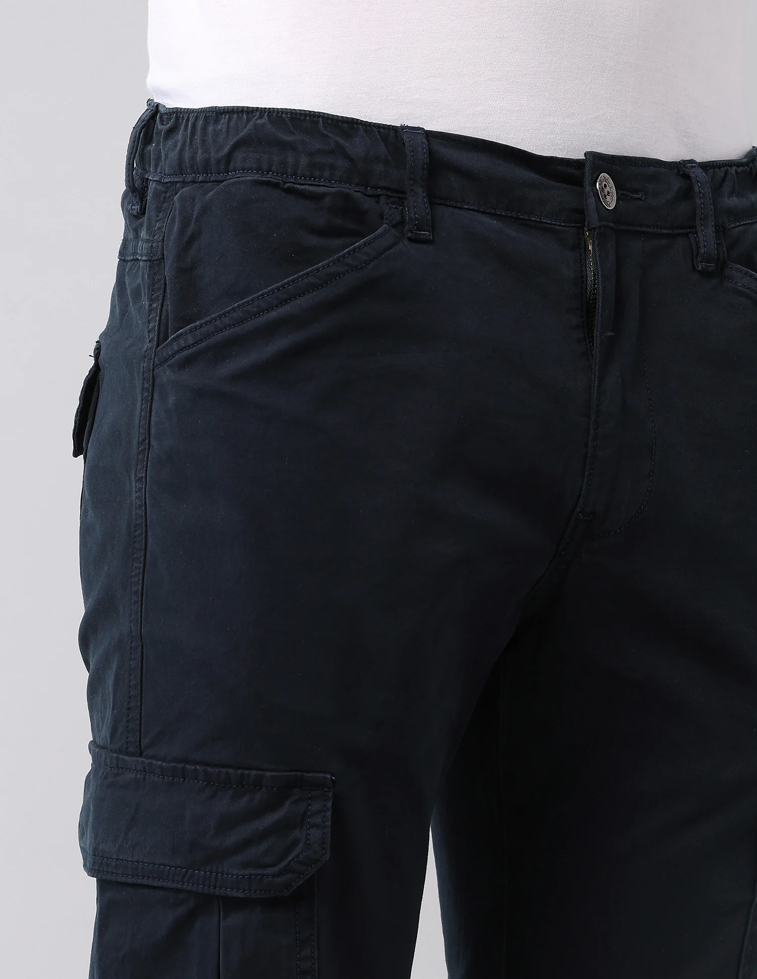 Straight Fit Pure Cotton Cargos - Image 7