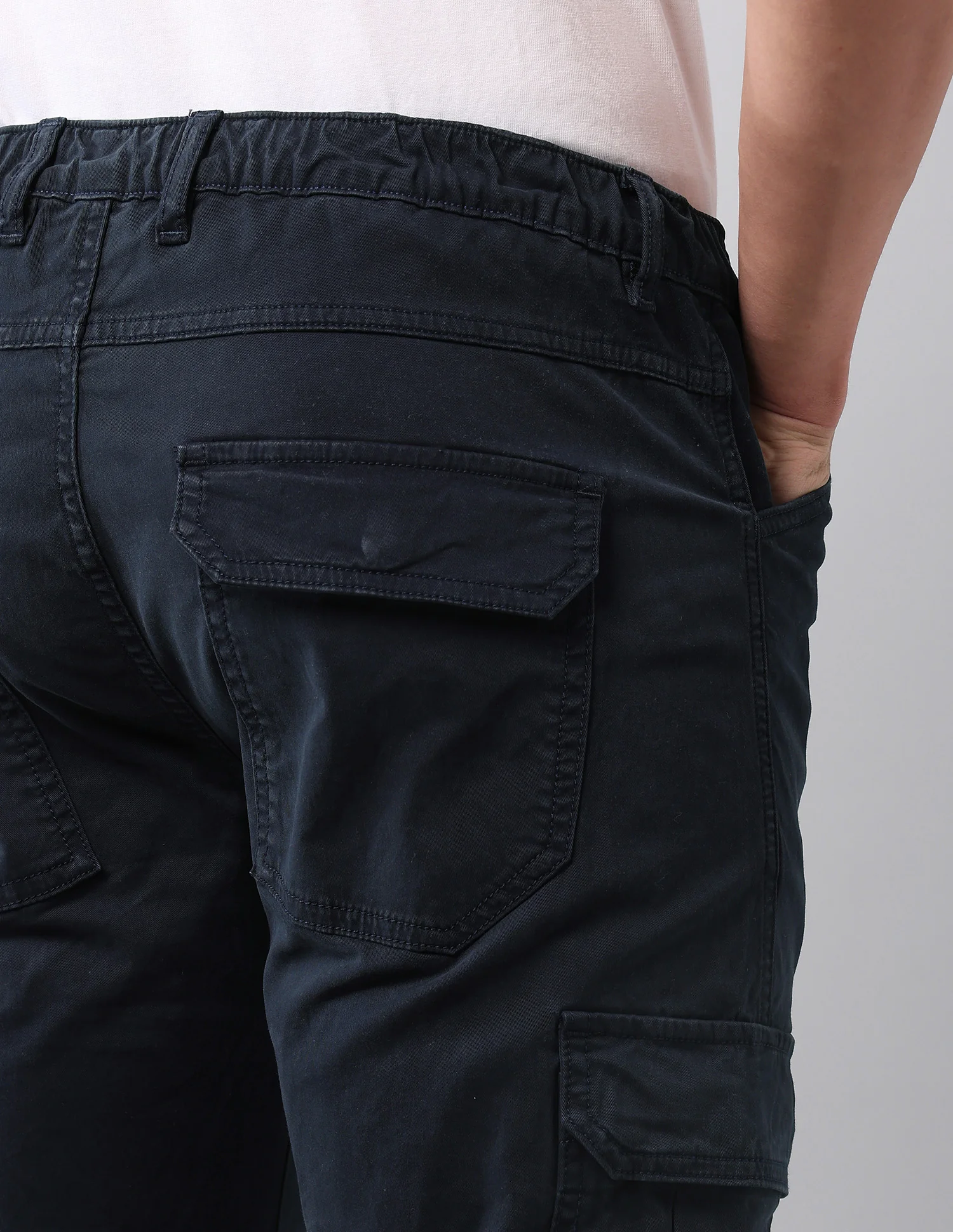 Straight Fit Pure Cotton Cargos - Image 8