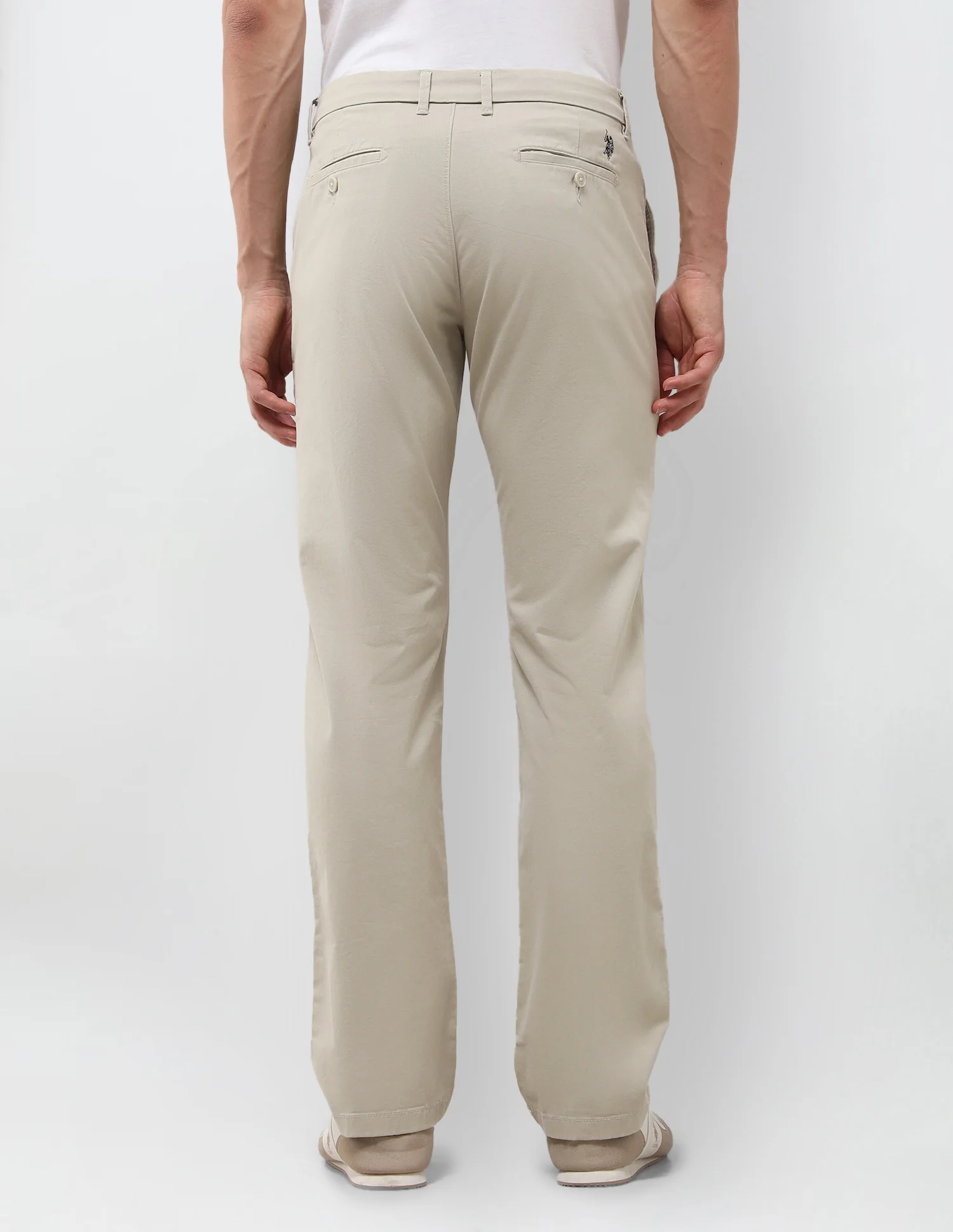 Straight Fit Satin Trousers - Image 5