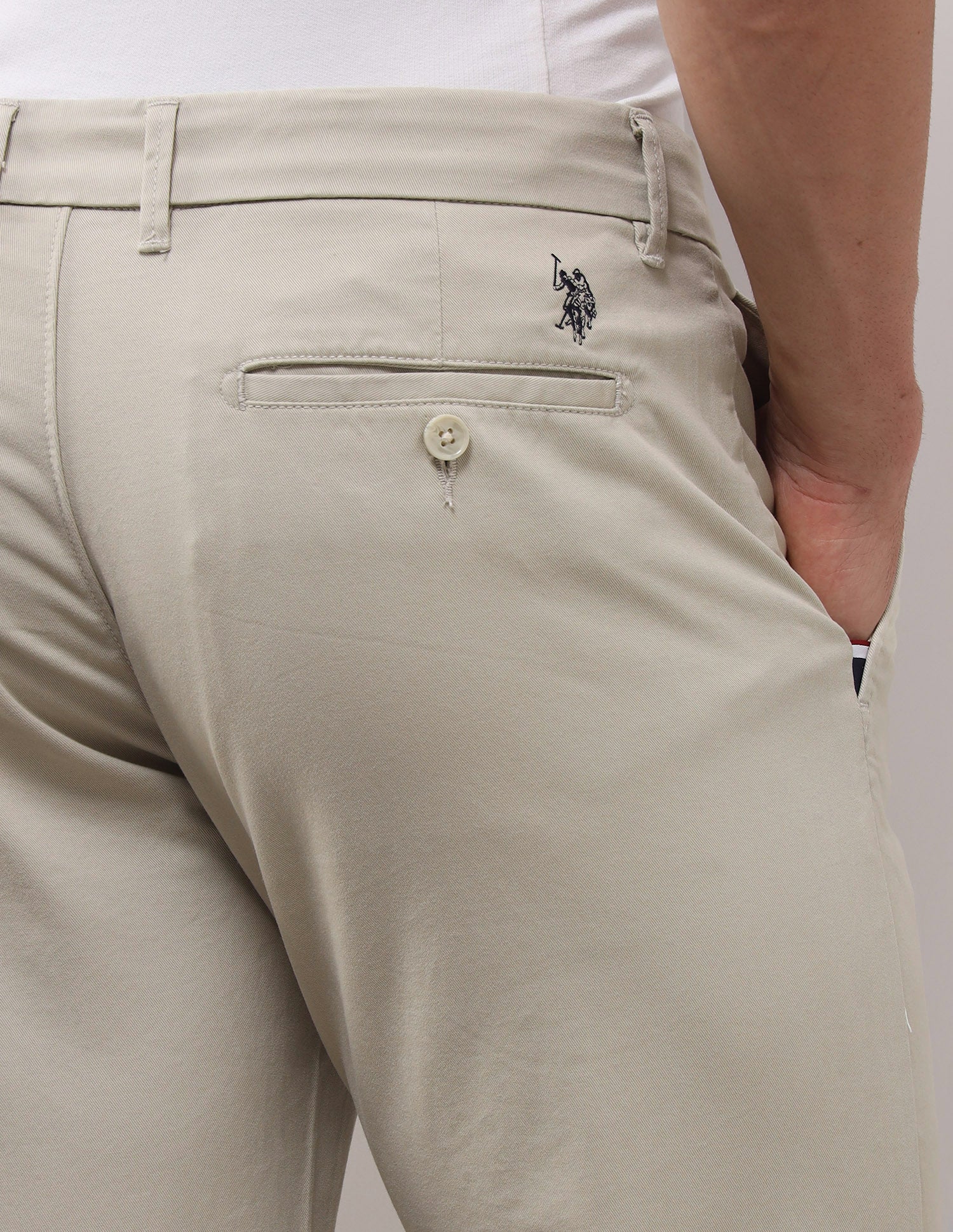 Straight Fit Satin Trousers - Image 8