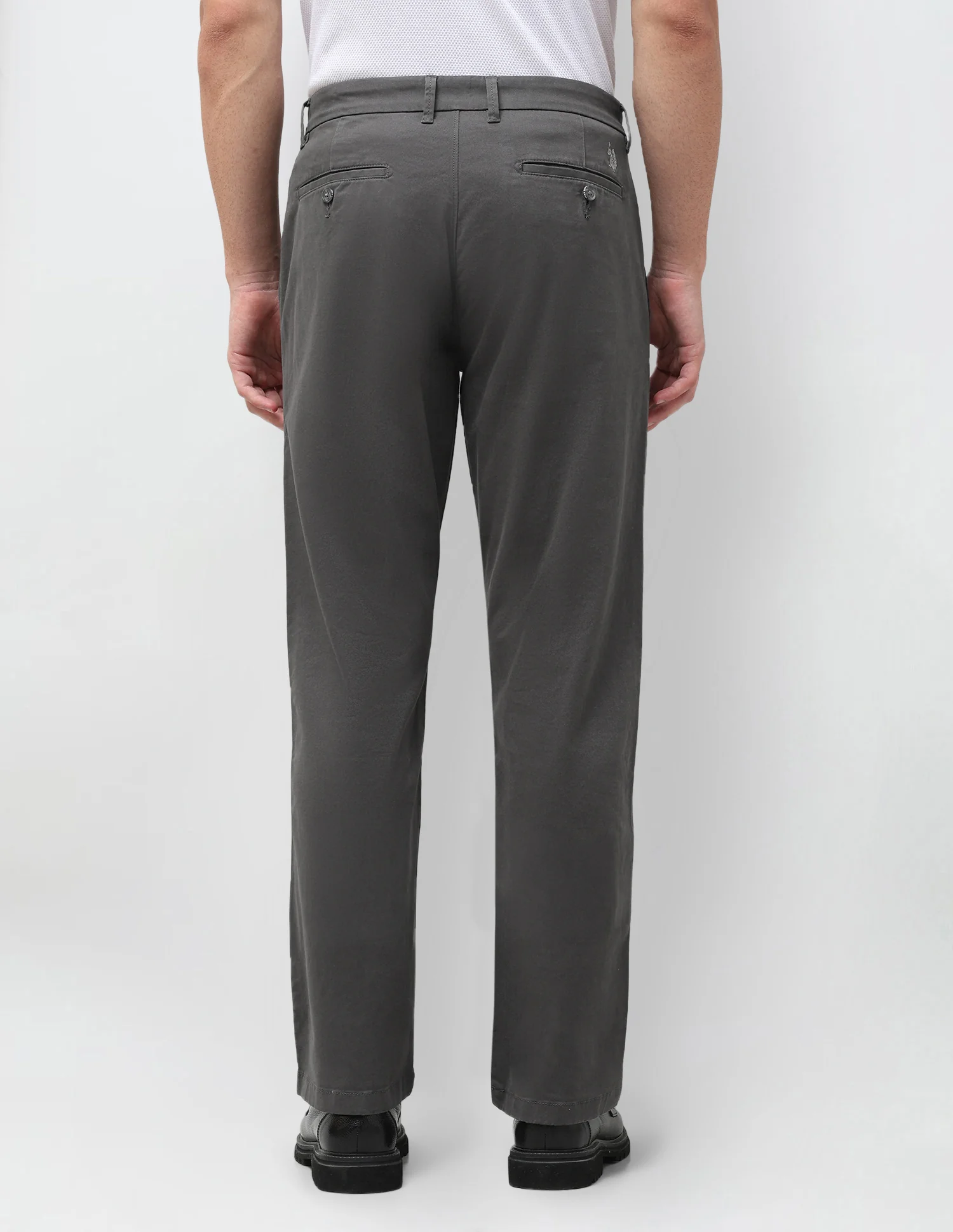 Straight Fit Satin Trousers - Image 5
