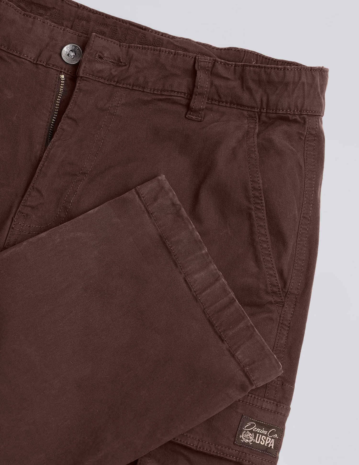 Straight Fit Solid Cargos - Image 2