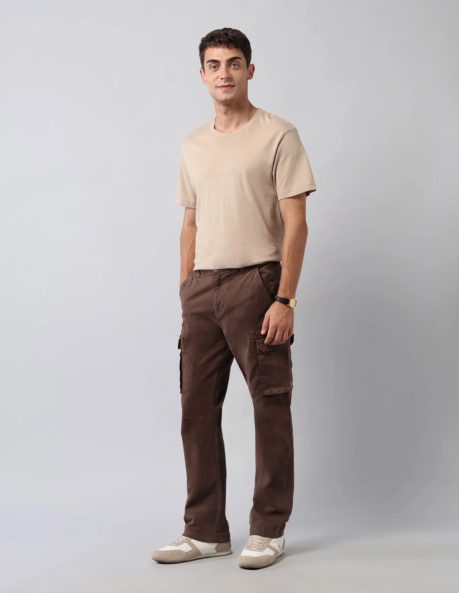 Straight Fit Solid Cargos - Image 3