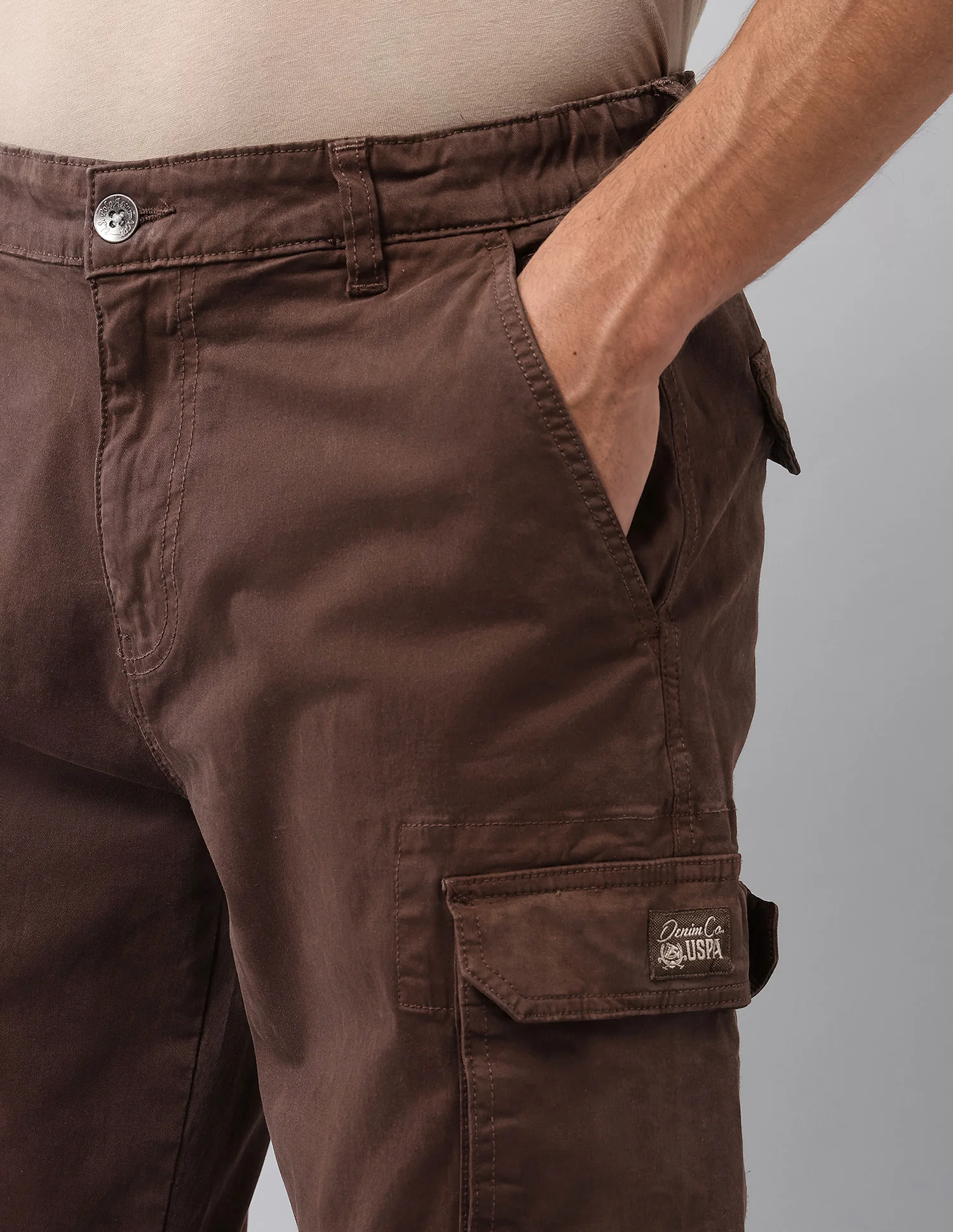 Straight Fit Solid Cargos - Image 7