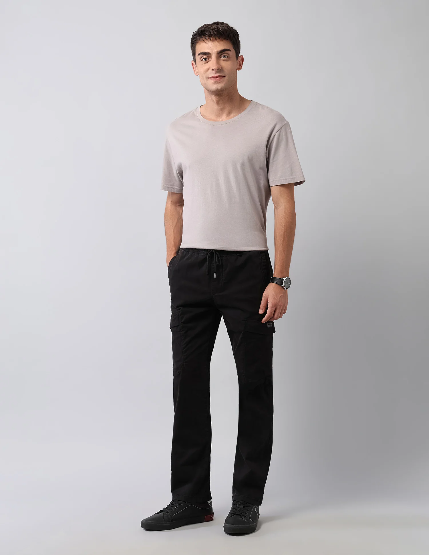 Straight Fit Solid Cargos - Image 3