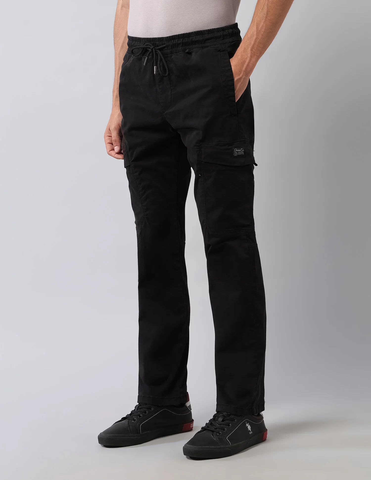 Straight Fit Solid Cargos - Image 4