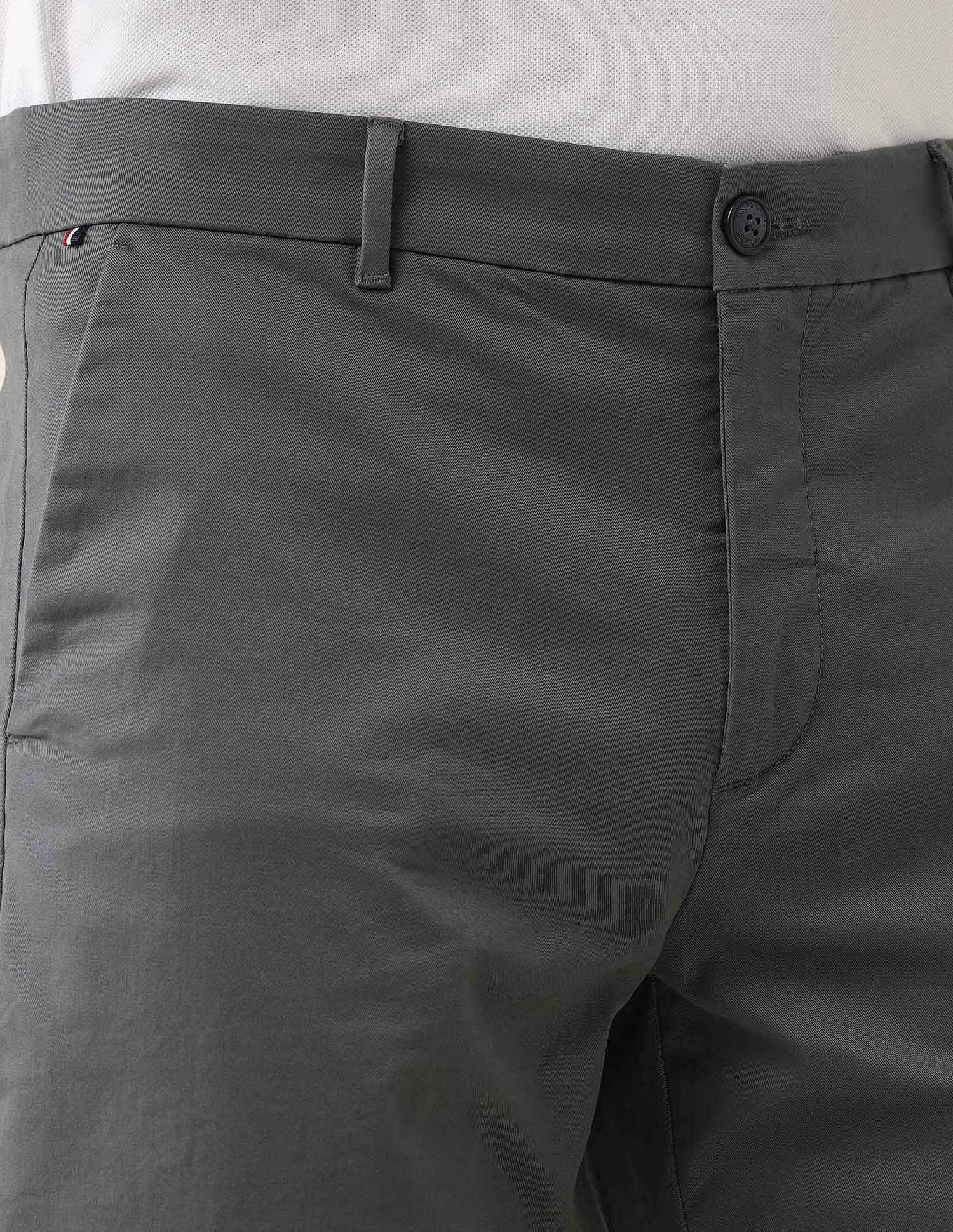 Straight Fit Solid Chinos - Image 7