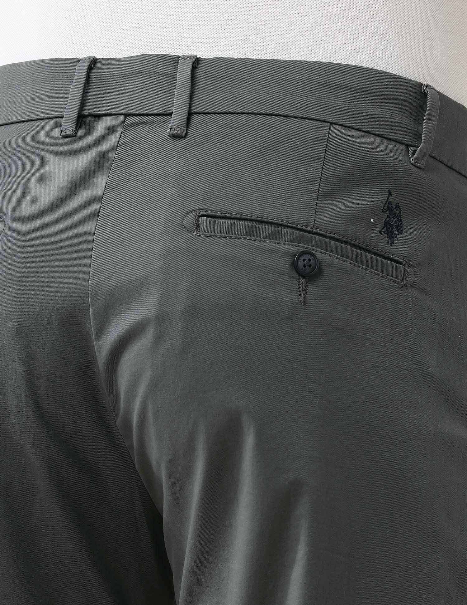 Straight Fit Solid Chinos - Image 8