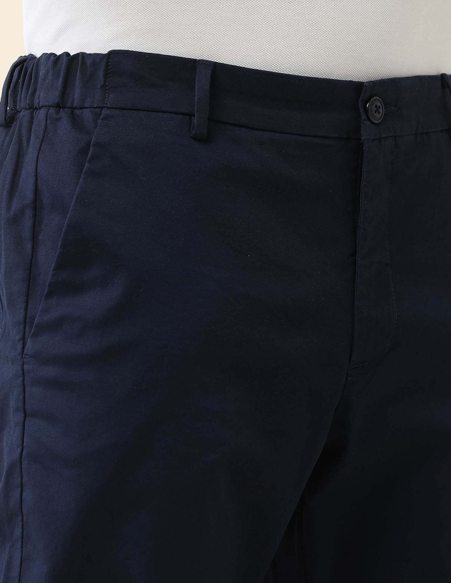 Straight Fit Solid Chinos - Image 7