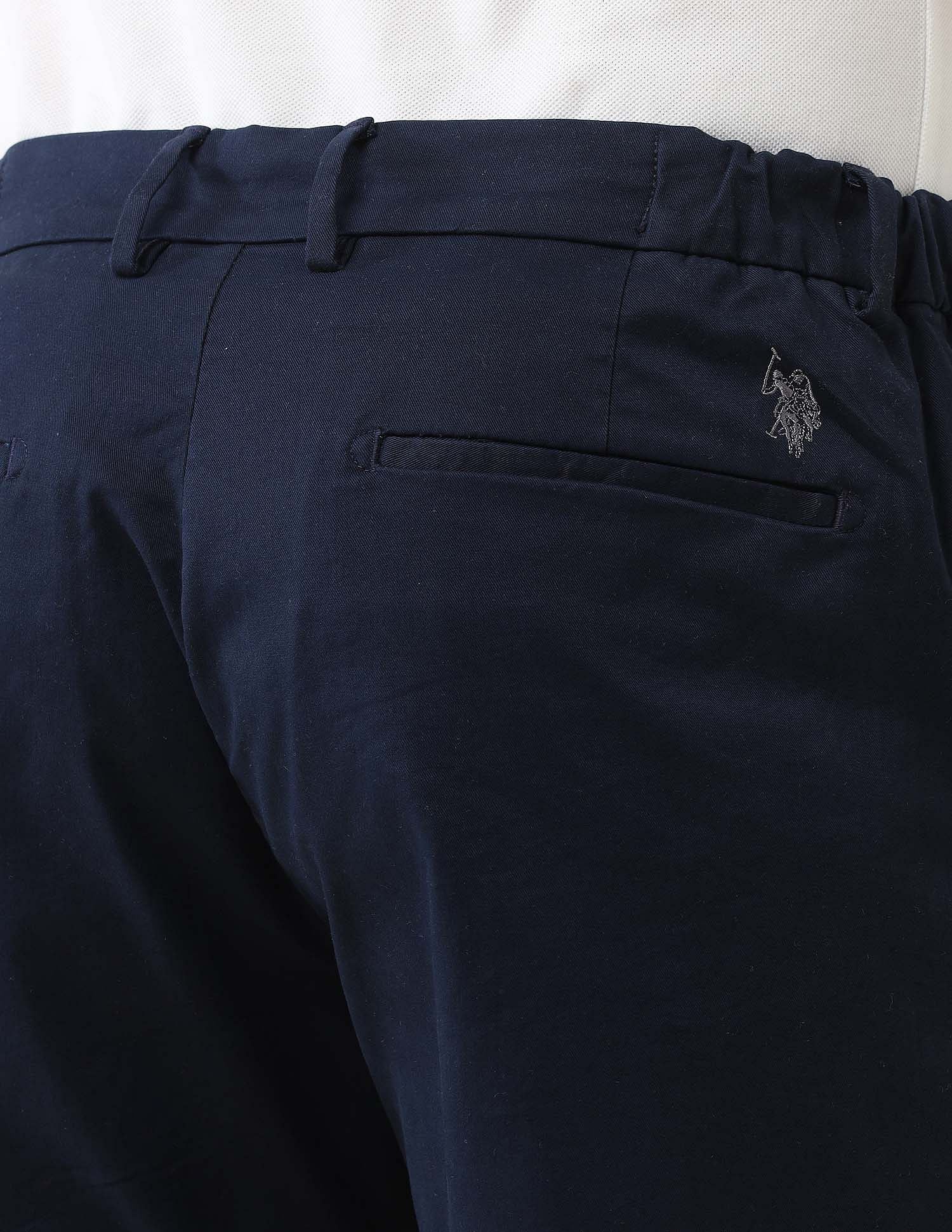 Straight Fit Solid Chinos - Image 8
