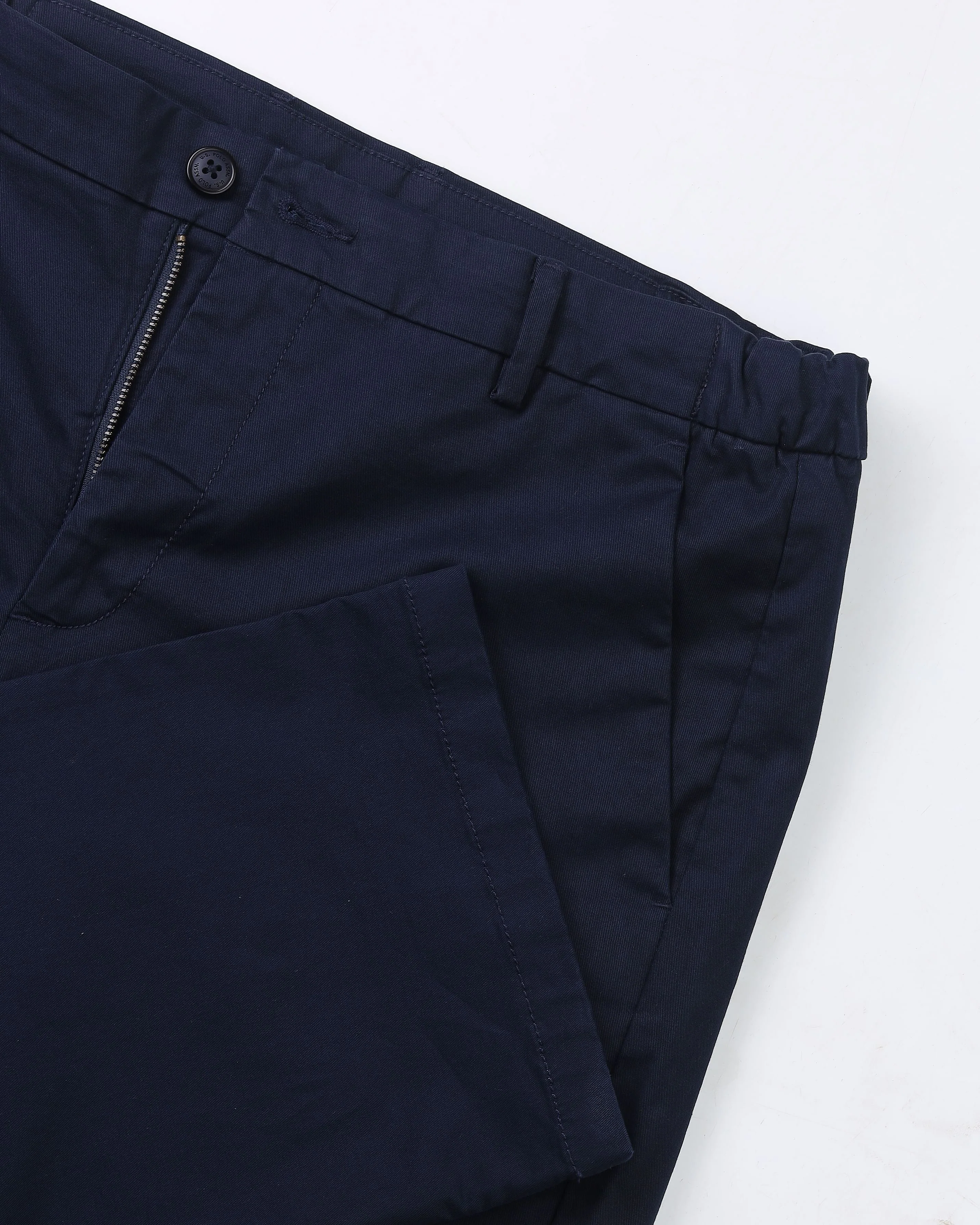 Straight Fit Solid Chinos - Image 9
