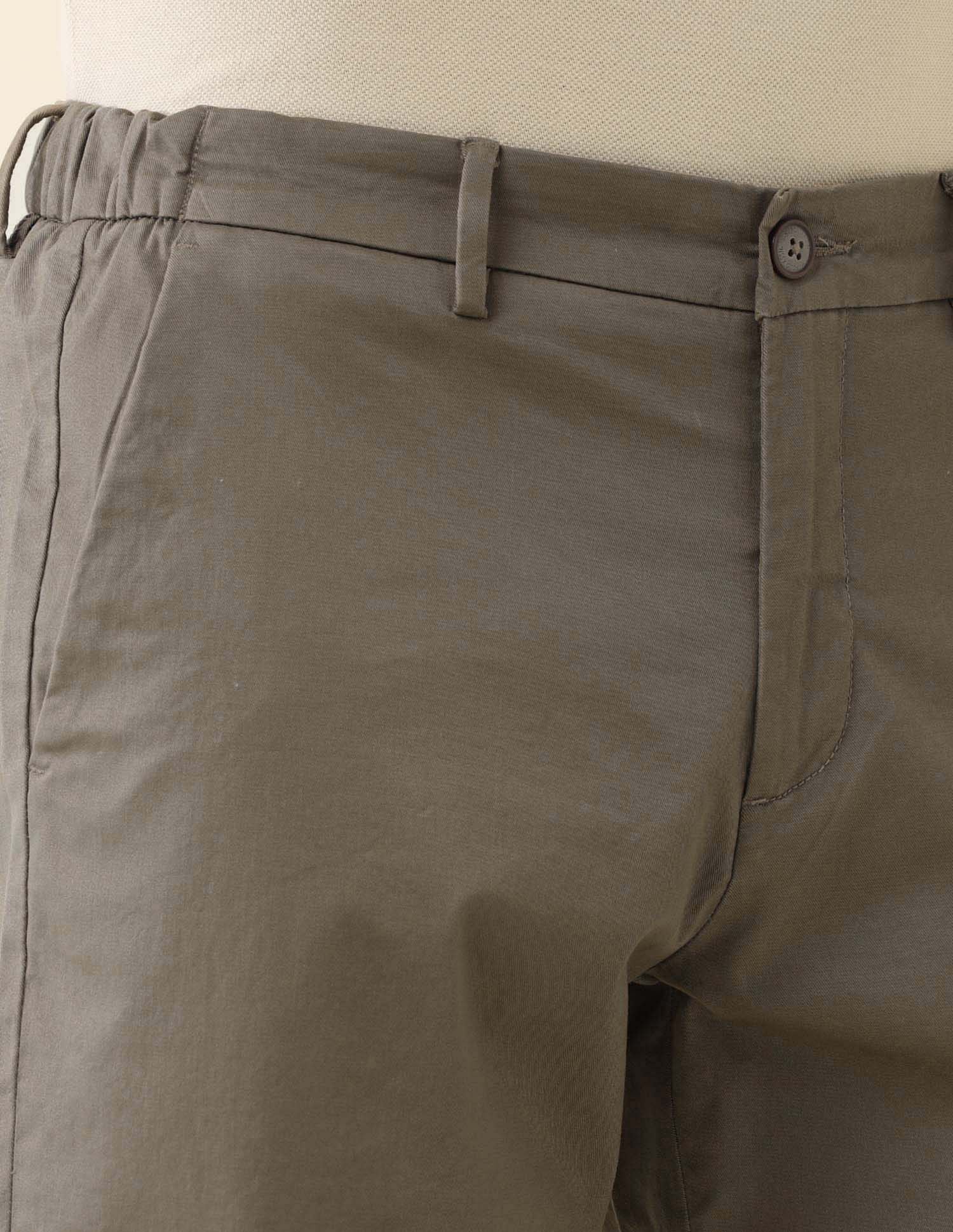 Straight Fit Solid Chinos - Image 7