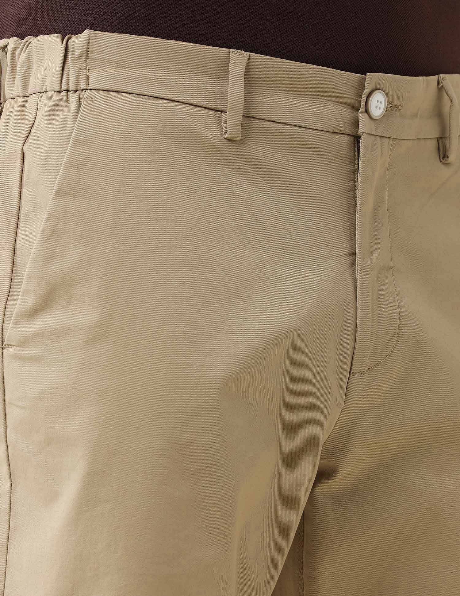 Straight Fit Solid Chinos - Image 7
