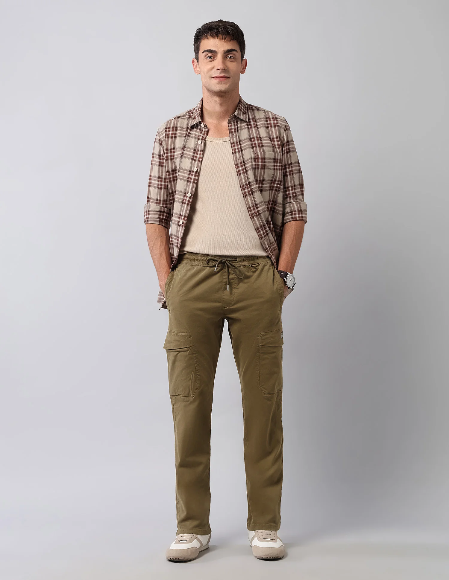 Straight Fit Twill Cargos - Image 3