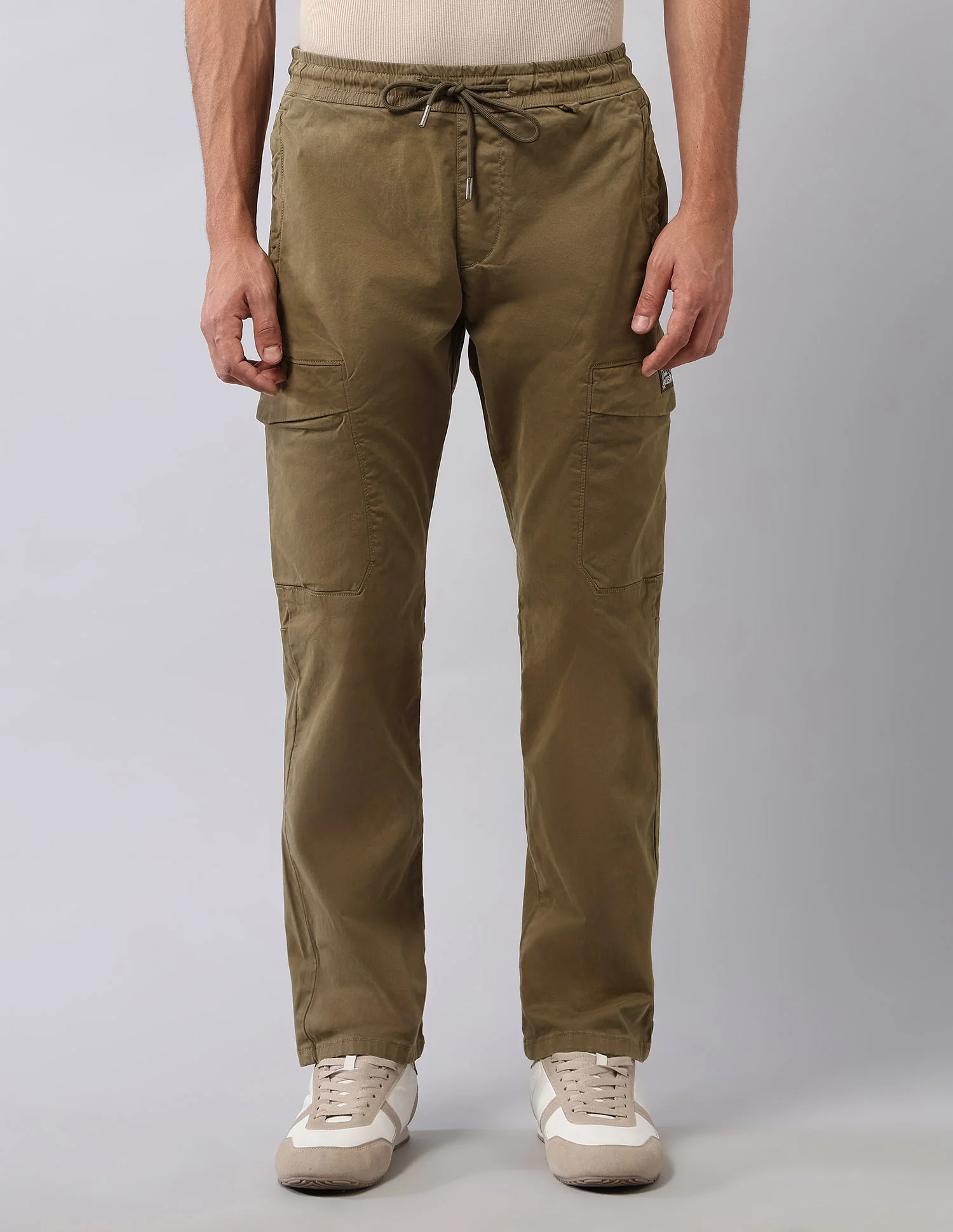 Straight Fit Twill Cargos - Image 6