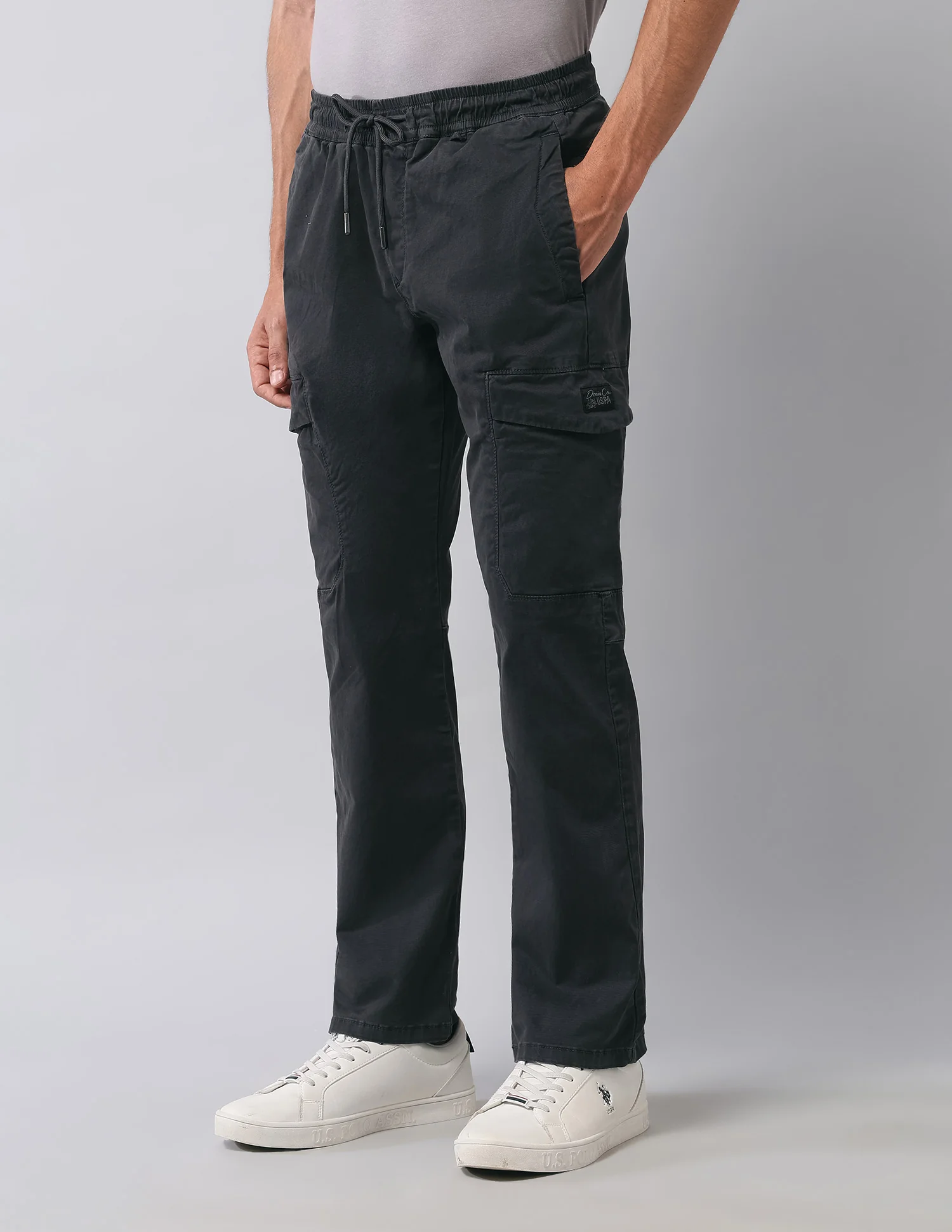 Straight Fit  Twill Cargos - Image 4