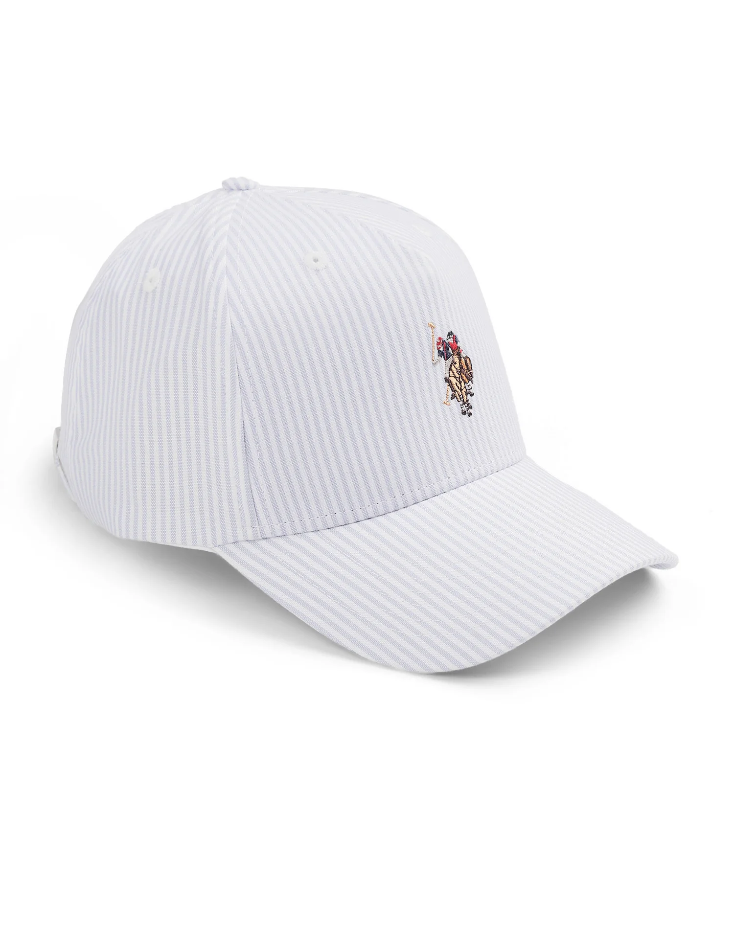 Striped Brand Embroidered Cap - Image 2