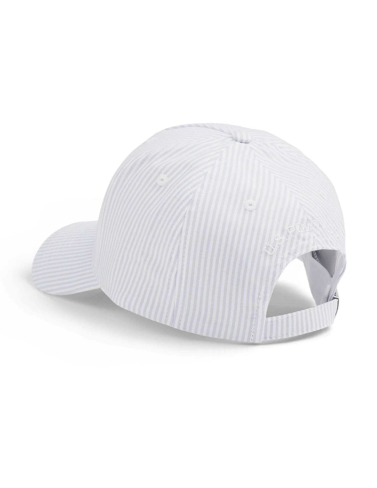 Striped Brand Embroidered Cap - Image 4