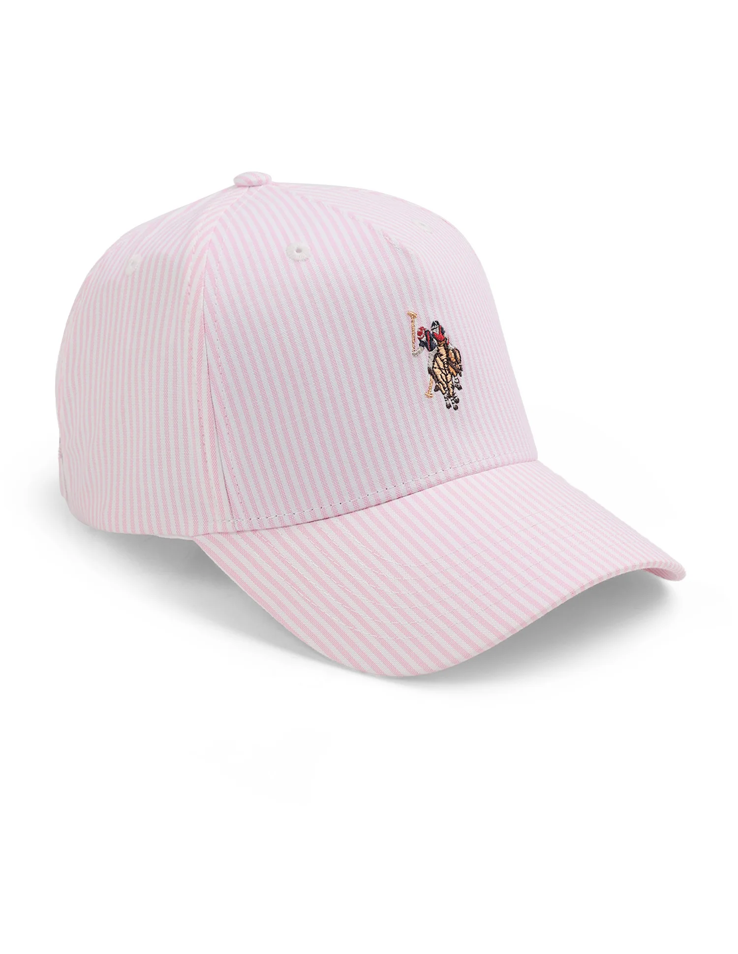 Striped Brand Embroidered Cap - Image 2