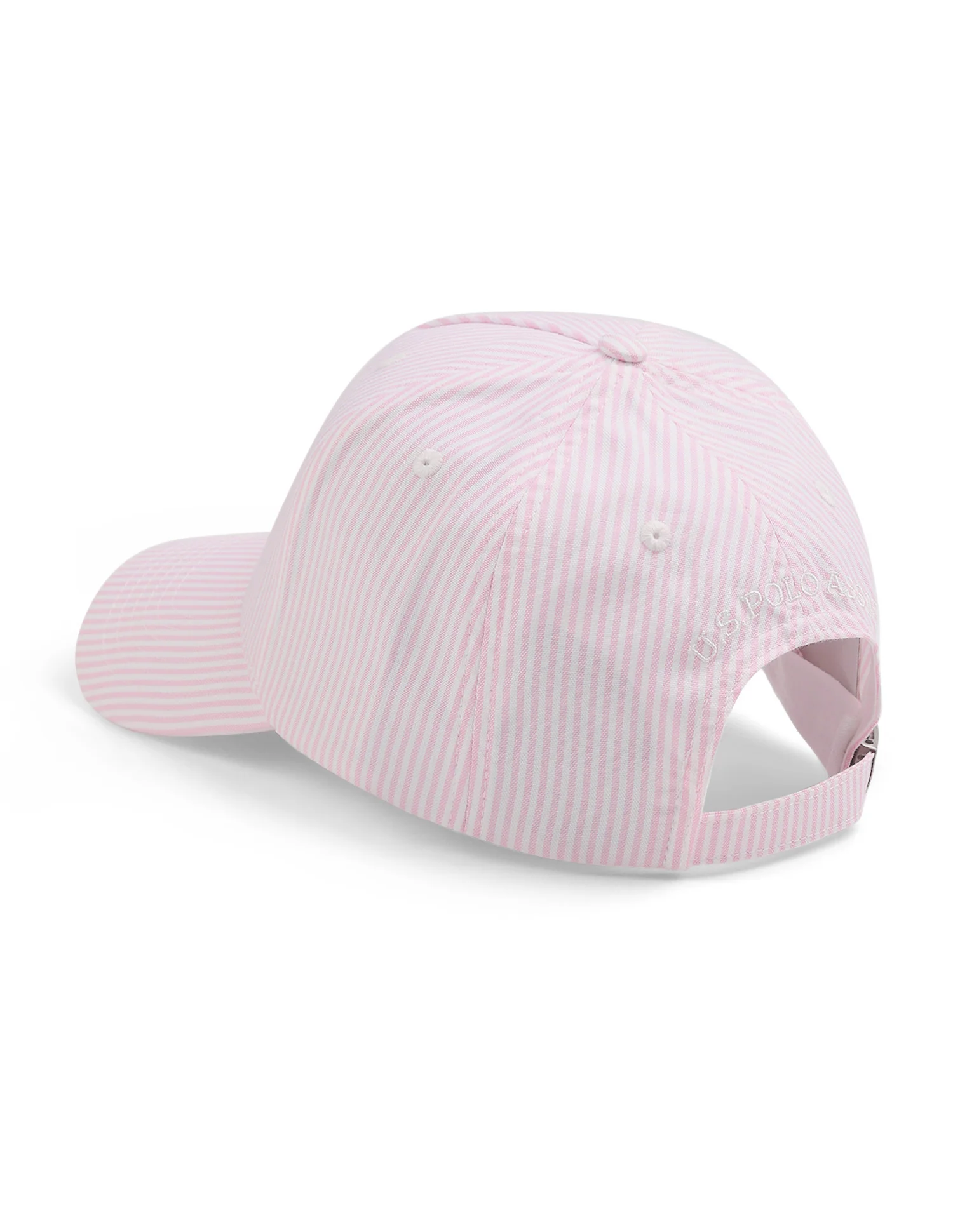 Striped Brand Embroidered Cap - Image 4