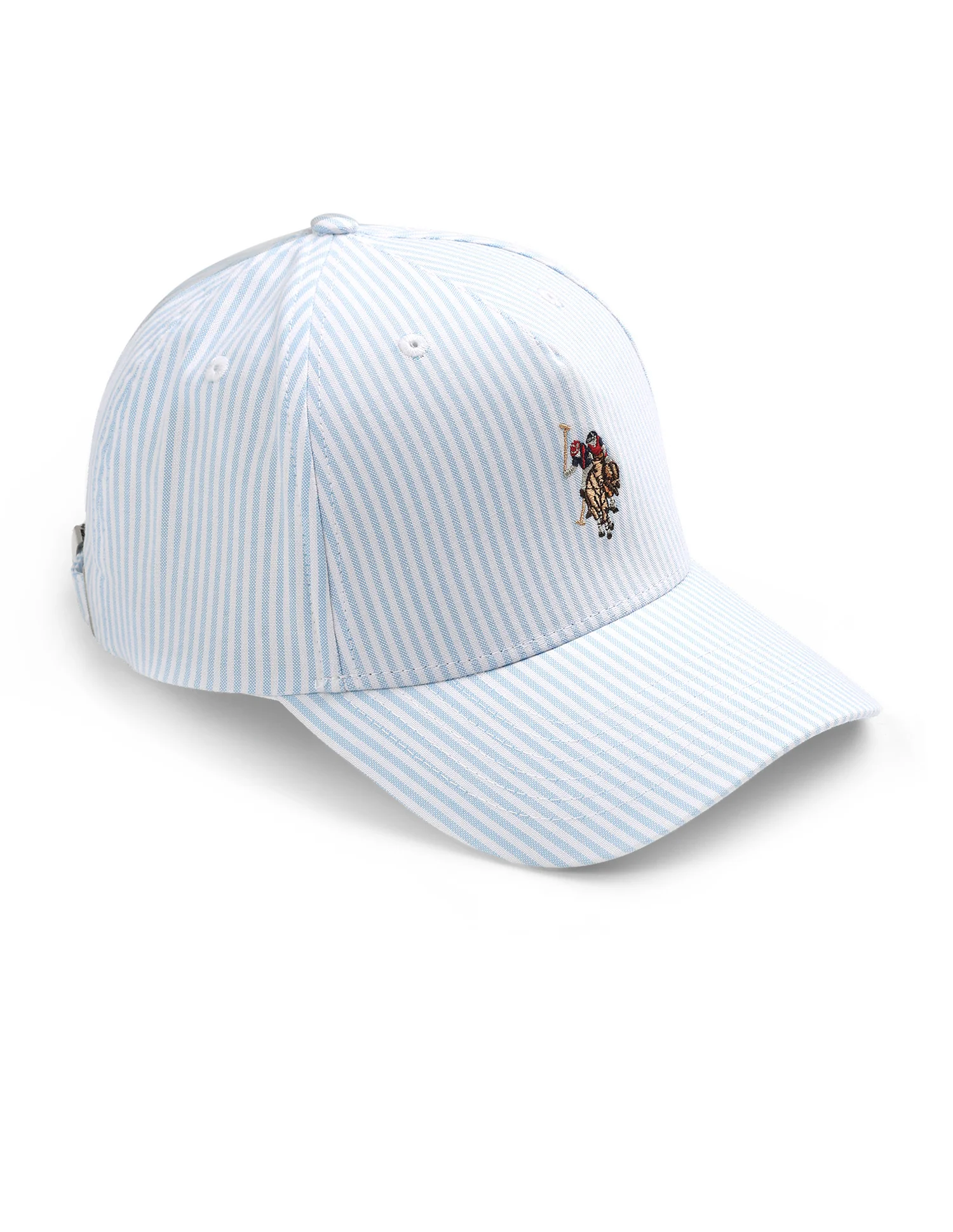 Striped Brand Embroidered Cap - Image 2