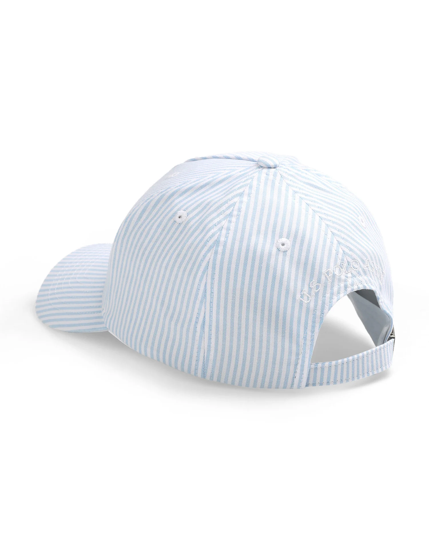 Striped Brand Embroidered Cap - Image 4