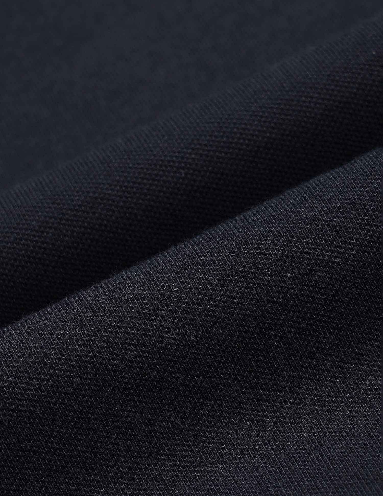 Striped Placket Slim Fit Polo Shirt - Image 2