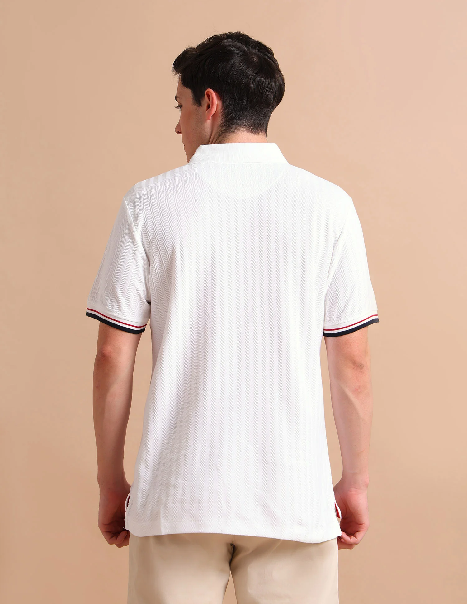Striped Slim Fit Polo Shirt - Image 5