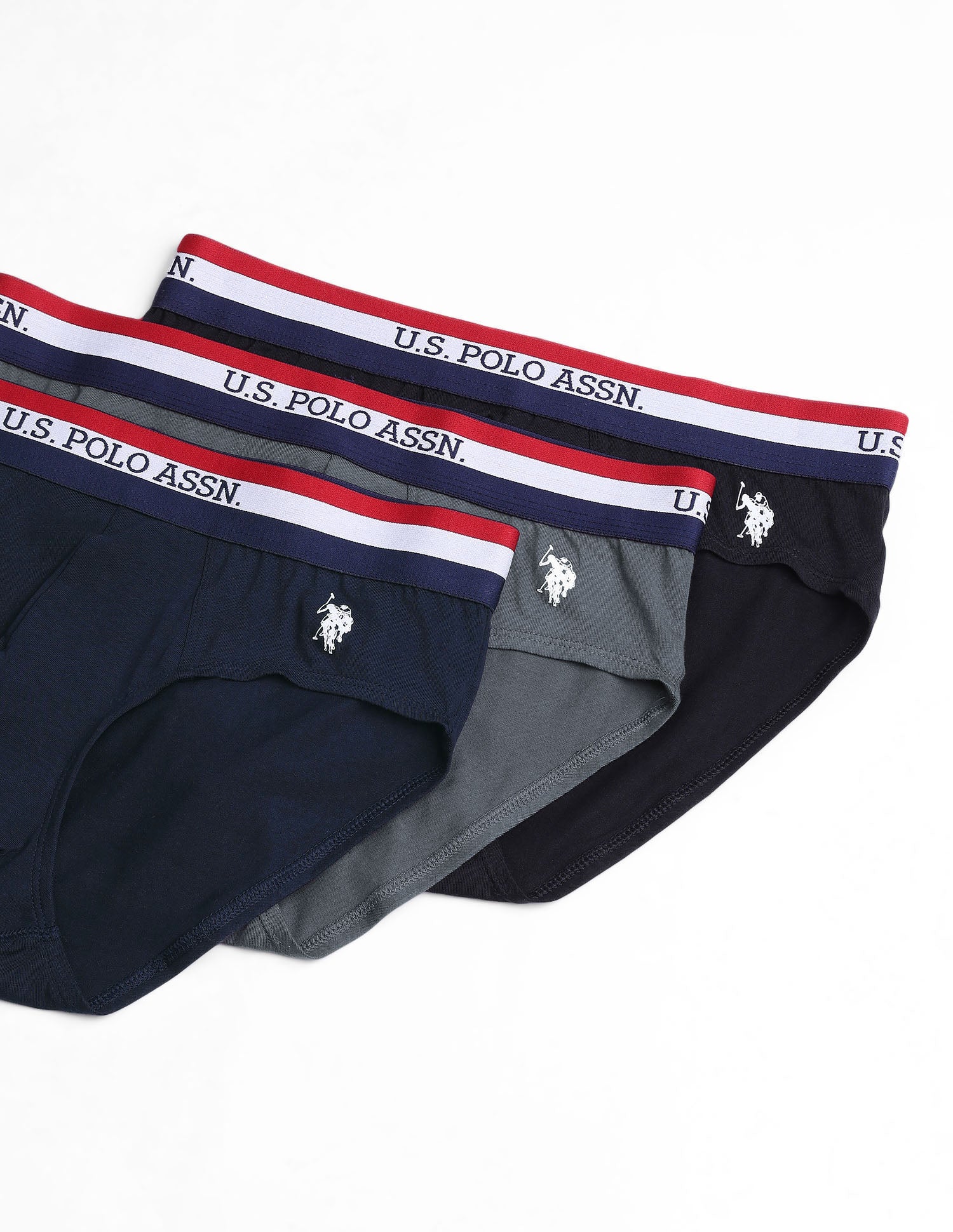 Striped Waistband EB002 Briefs - Pack Of 3 - Image 2