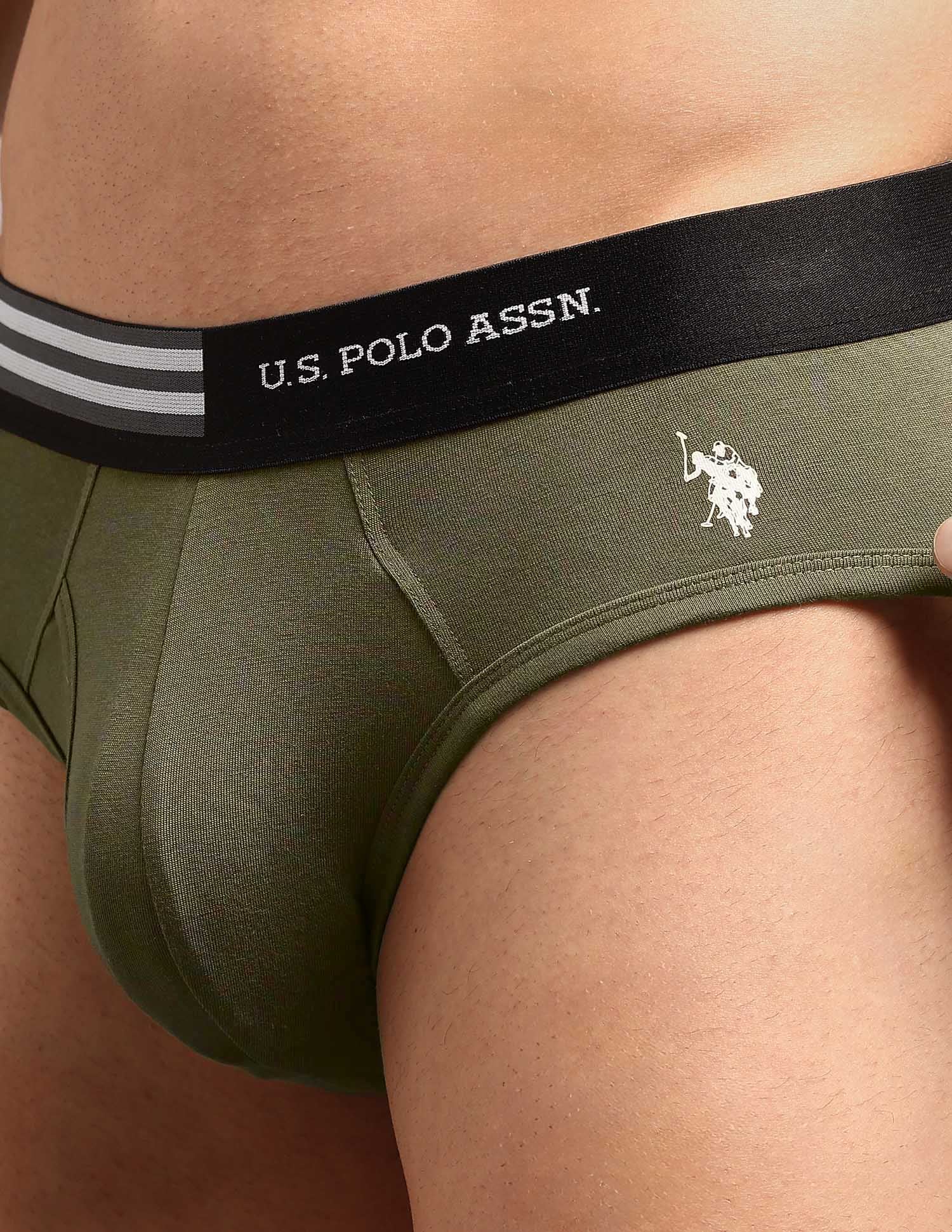 Striped Waistband OEB19 Briefs - Pack Of 2 - Image 11