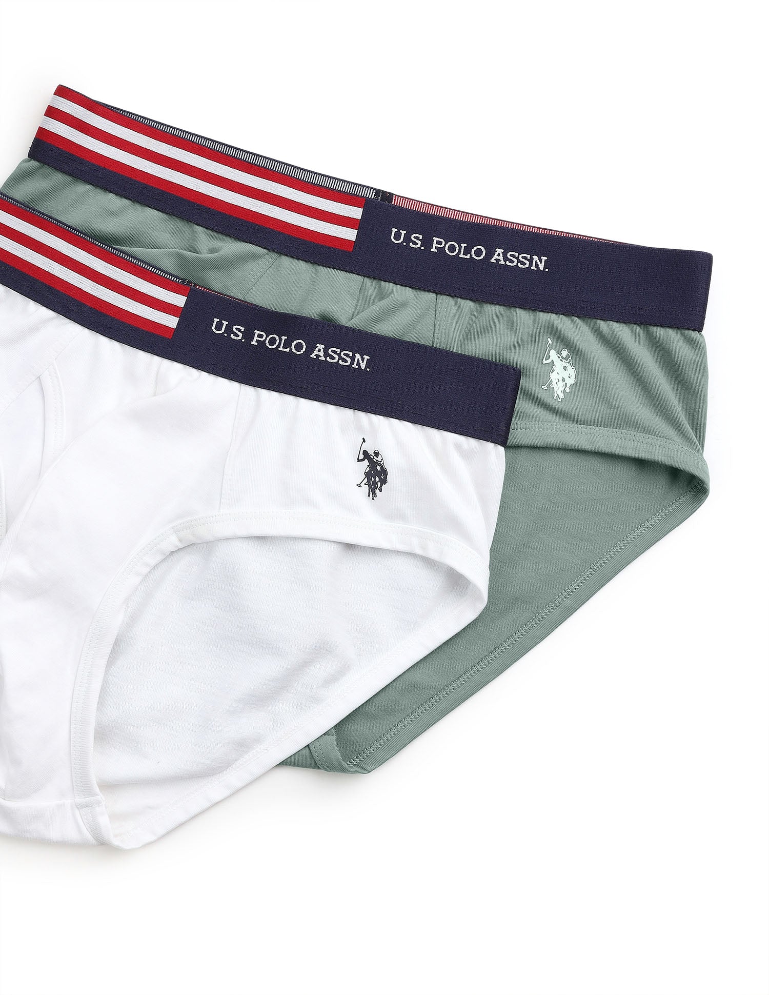 Striped Waistband OEB19 Briefs - Pack Of 2 - Image 2