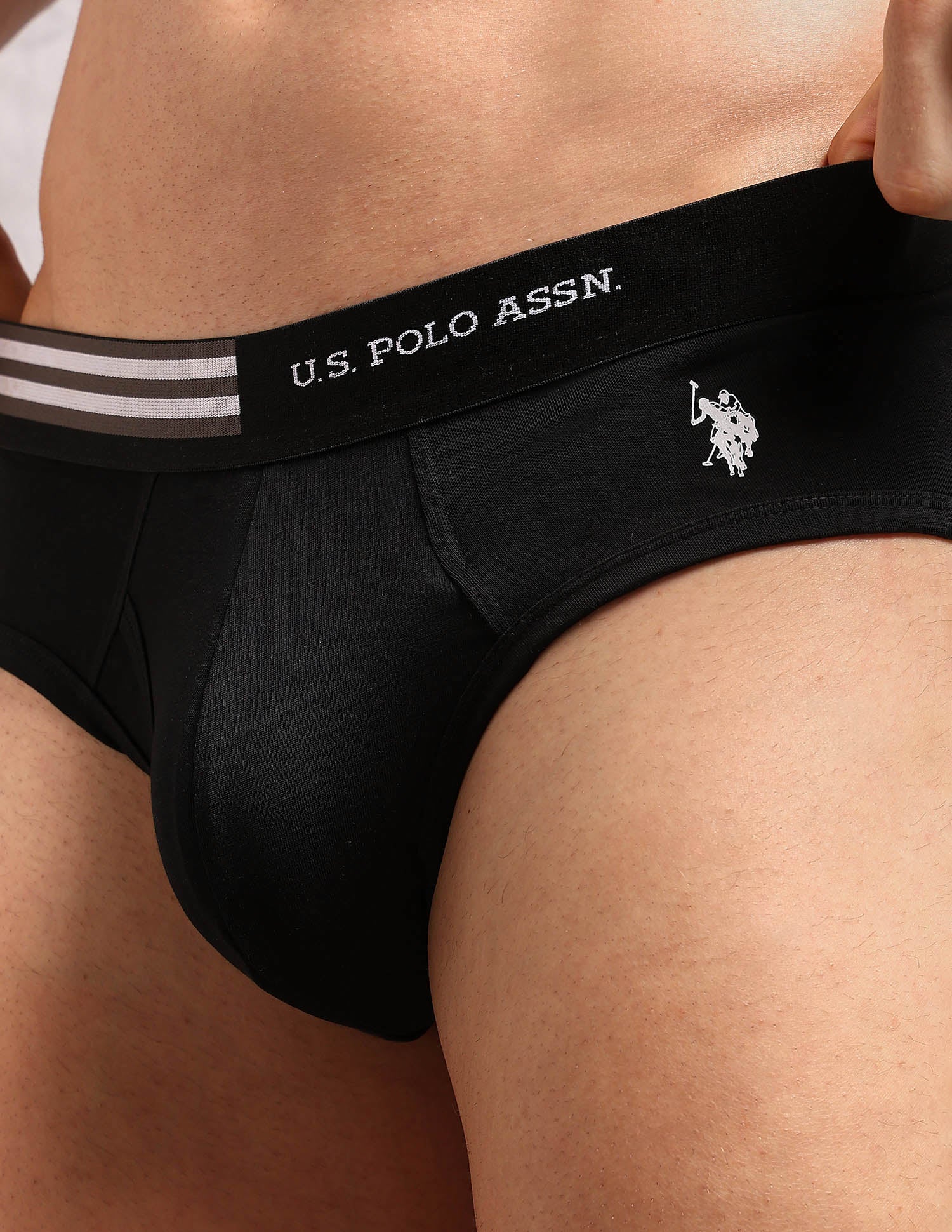 Striped Waistband OEB19 Briefs - Pack Of 2 - Image 10