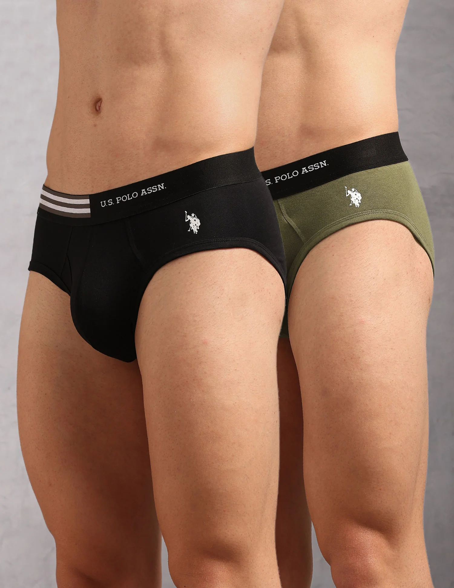 Striped Waistband OEB19 Briefs - Pack Of 2 - Image 12