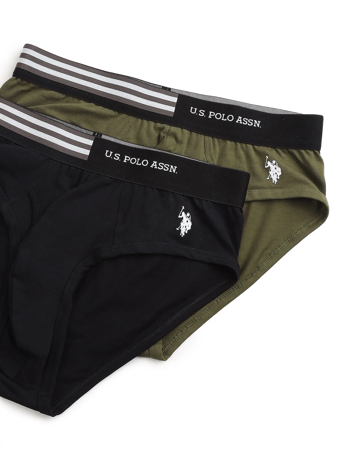 Striped Waistband OEB19 Briefs - Pack Of 2 - Image 2