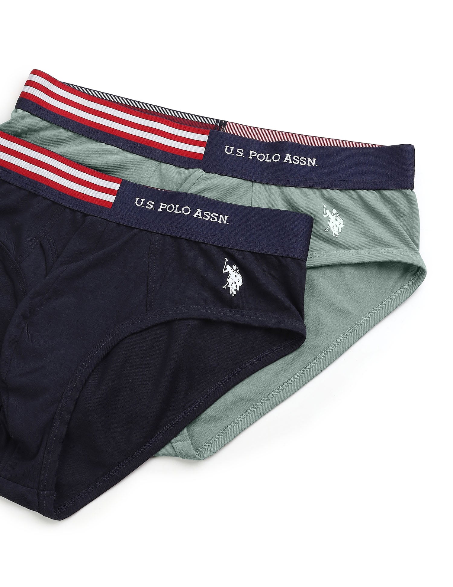 Striped Waistband OEB19 Briefs - Pack Of 2 - Image 2