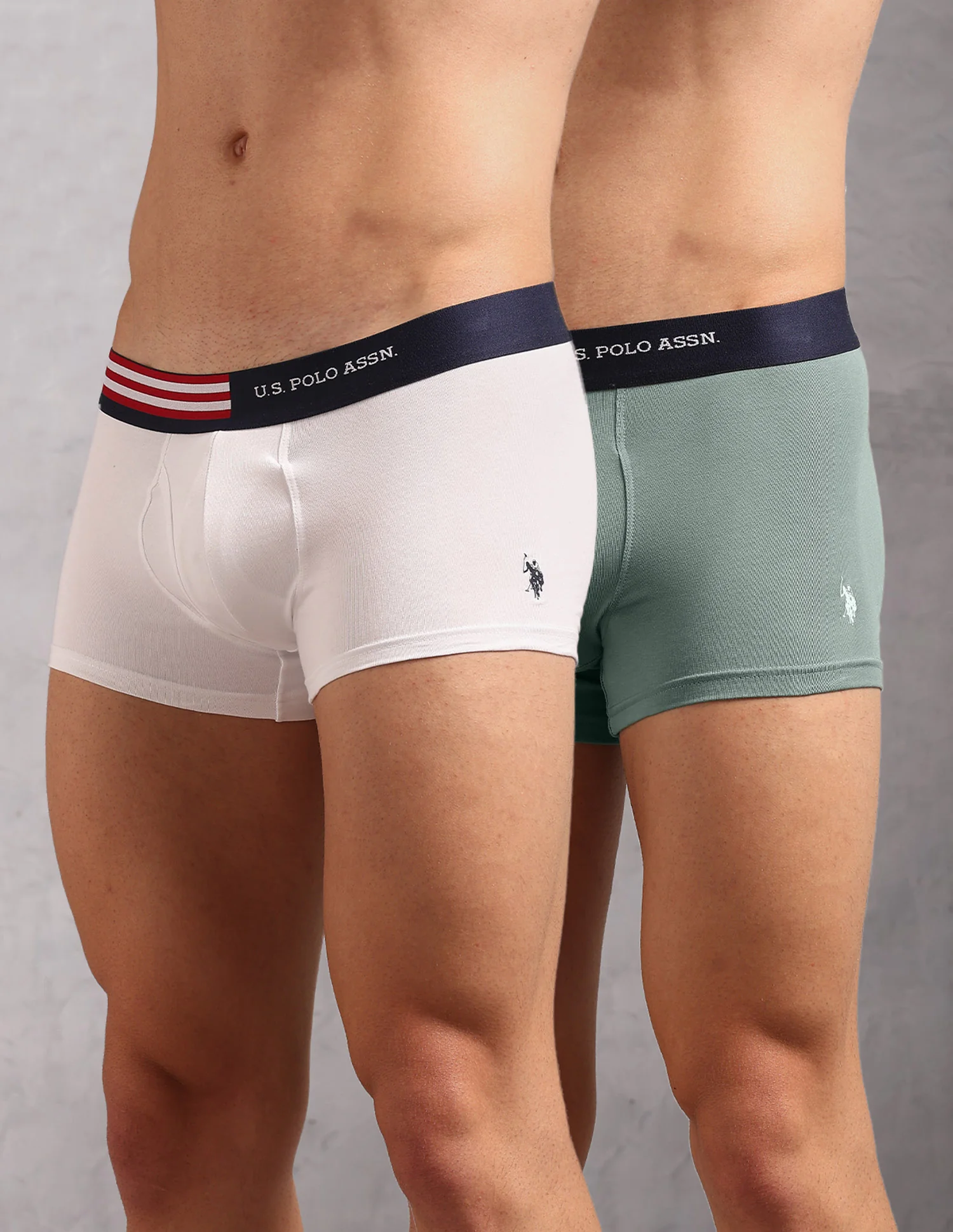 Striped Waistband OET19 Trunks - Pack Of 2 - Image 12