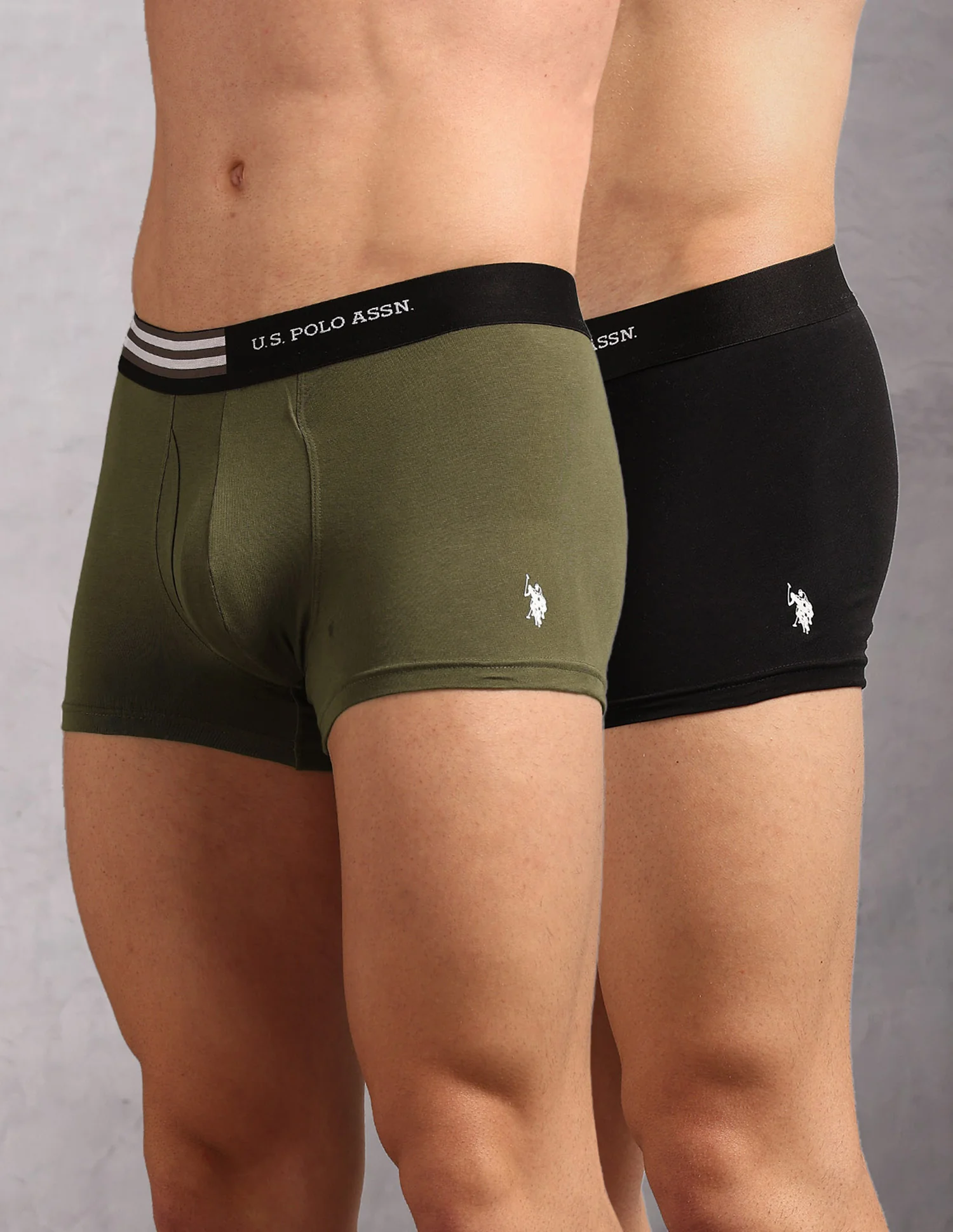 Striped Waistband OET19 Trunks - Pack Of 2 - Image 12
