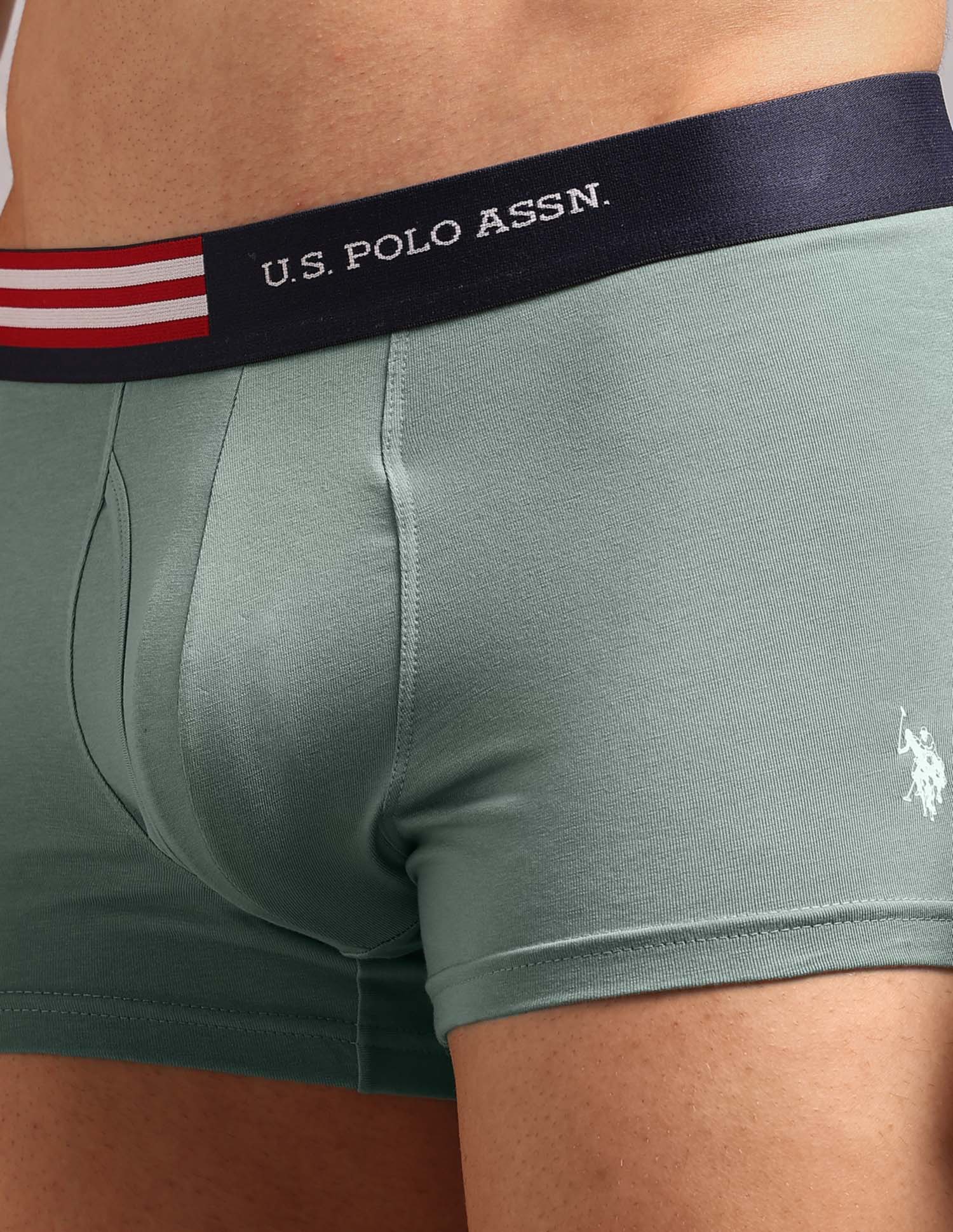 Striped Waistband OET19 Trunks - Pack Of 2 - Image 10
