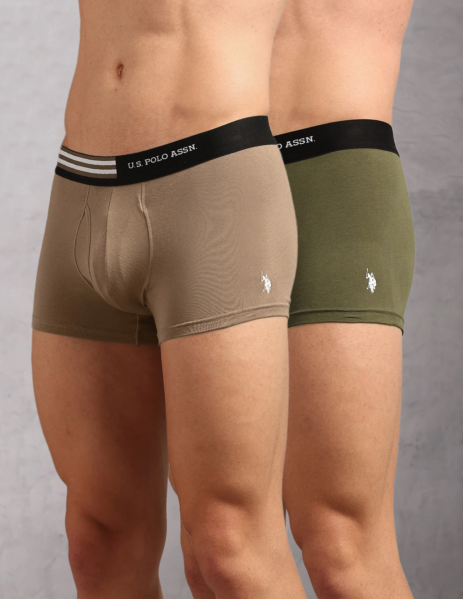 Striped Waistband OET19 Trunks - Pack Of 2 - Image 12