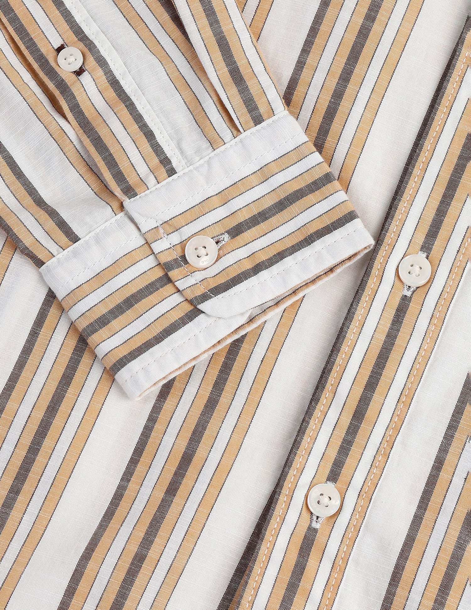Vertical Striped Slim Fit Shirt - Image 8