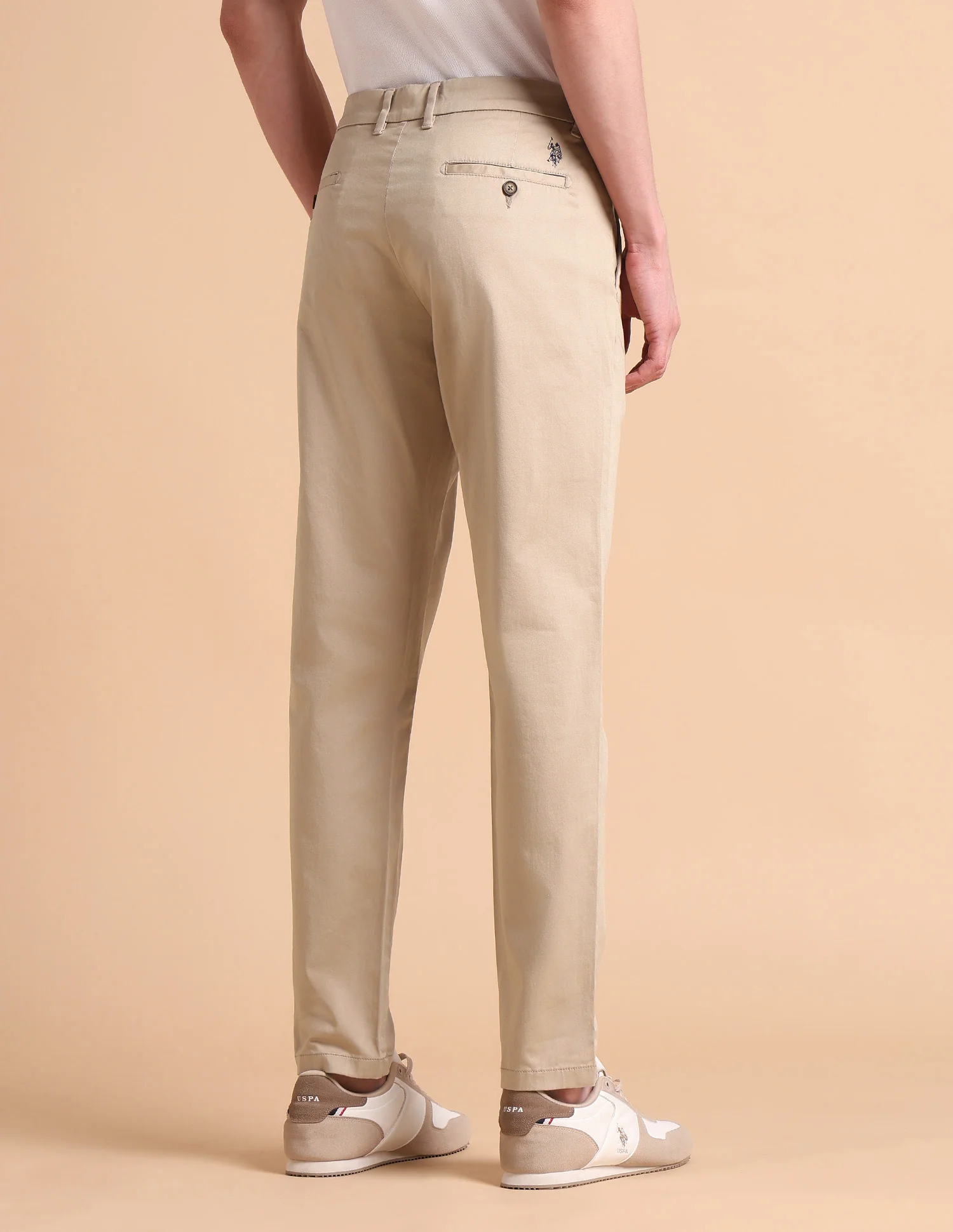 Super Slim Fit Satin Chinos - Image 5