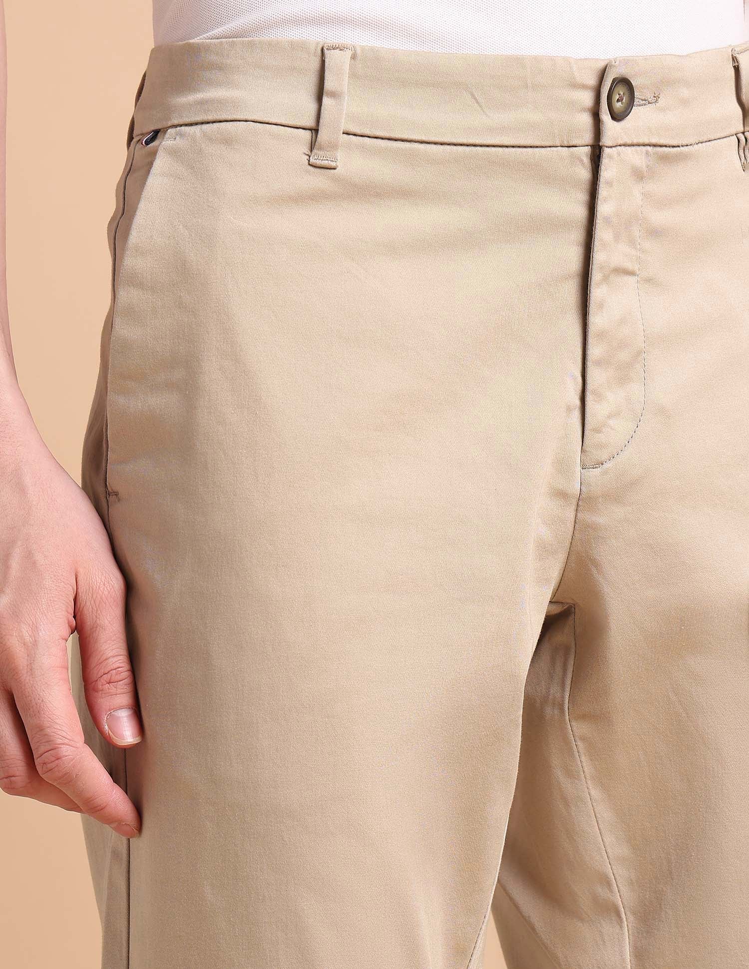 Super Slim Fit Satin Chinos - Image 7