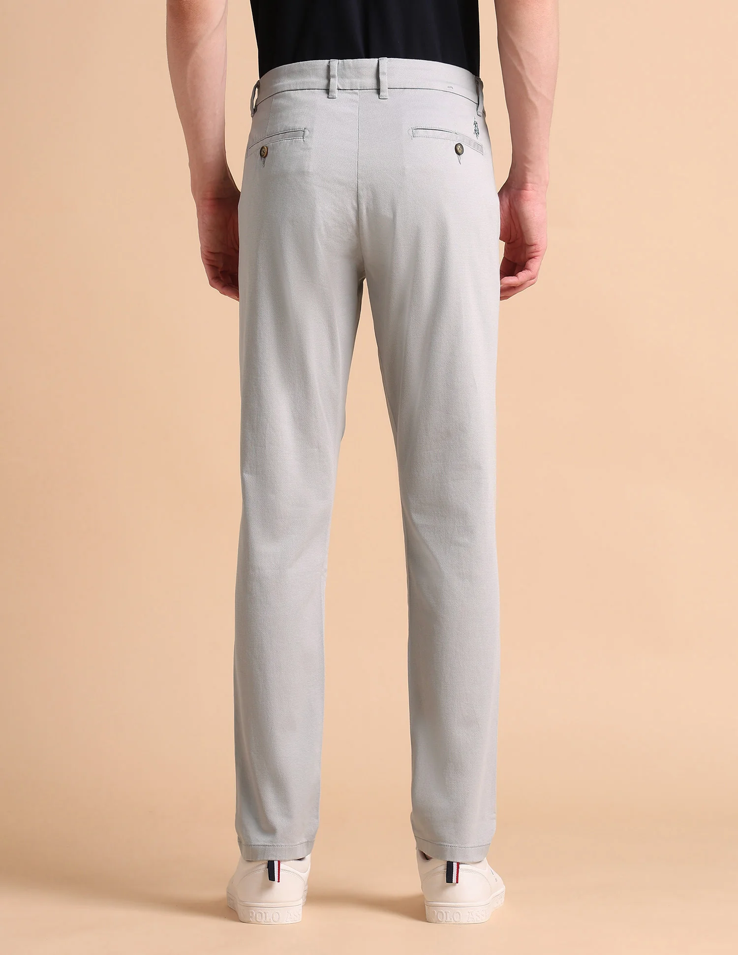 Super Slim Fit Satin Chinos - Image 5