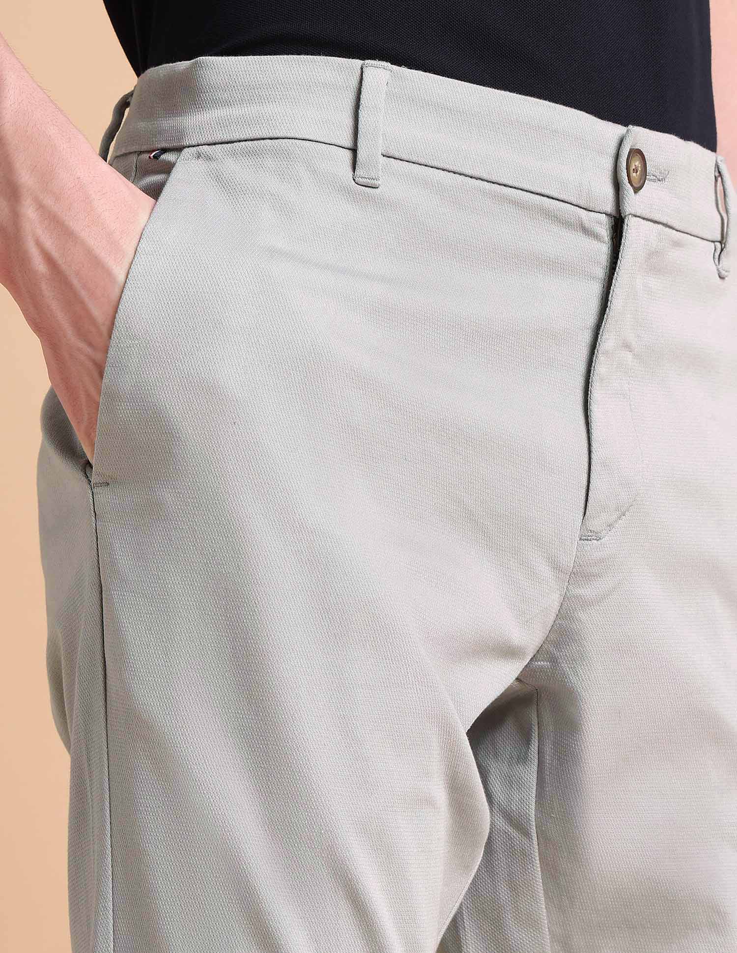 Super Slim Fit Satin Chinos - Image 7