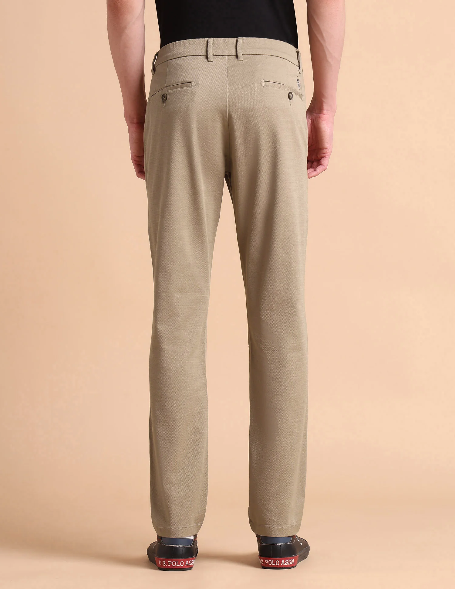 Super Slim Fit Satin Chinos - Image 5