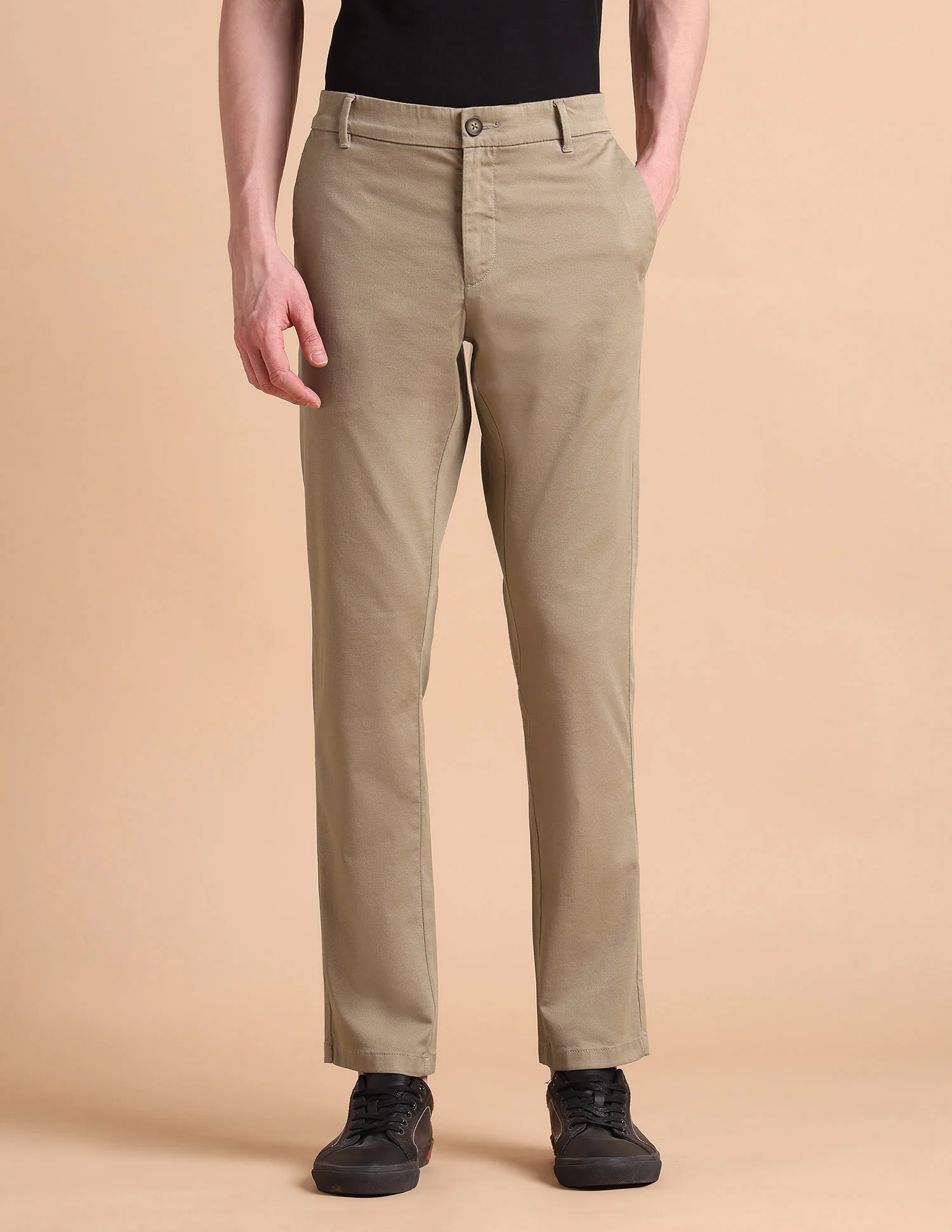 Super Slim Fit Satin Chinos - Image 6