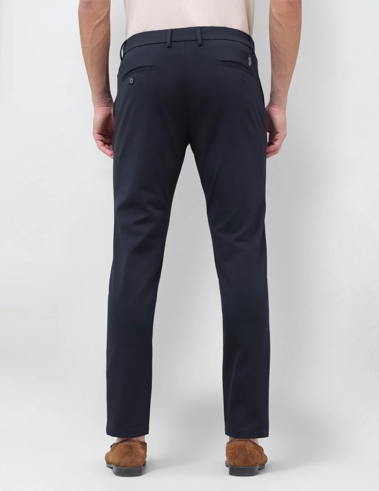 Super Slim Fit Satin Trousers - Image 5