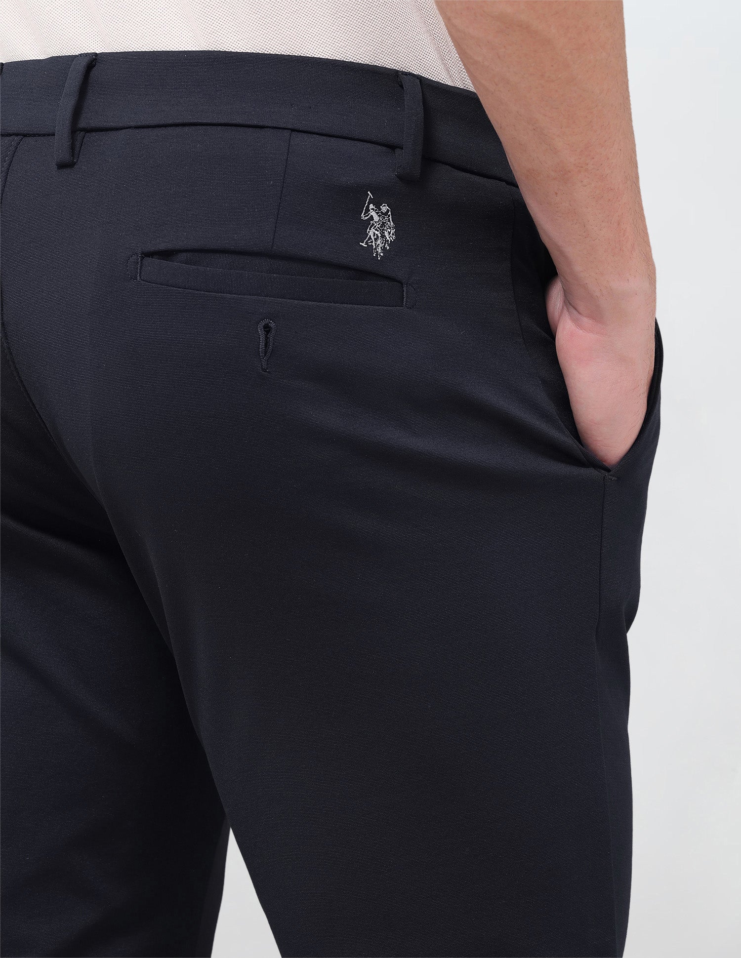 Super Slim Fit Satin Trousers - Image 8
