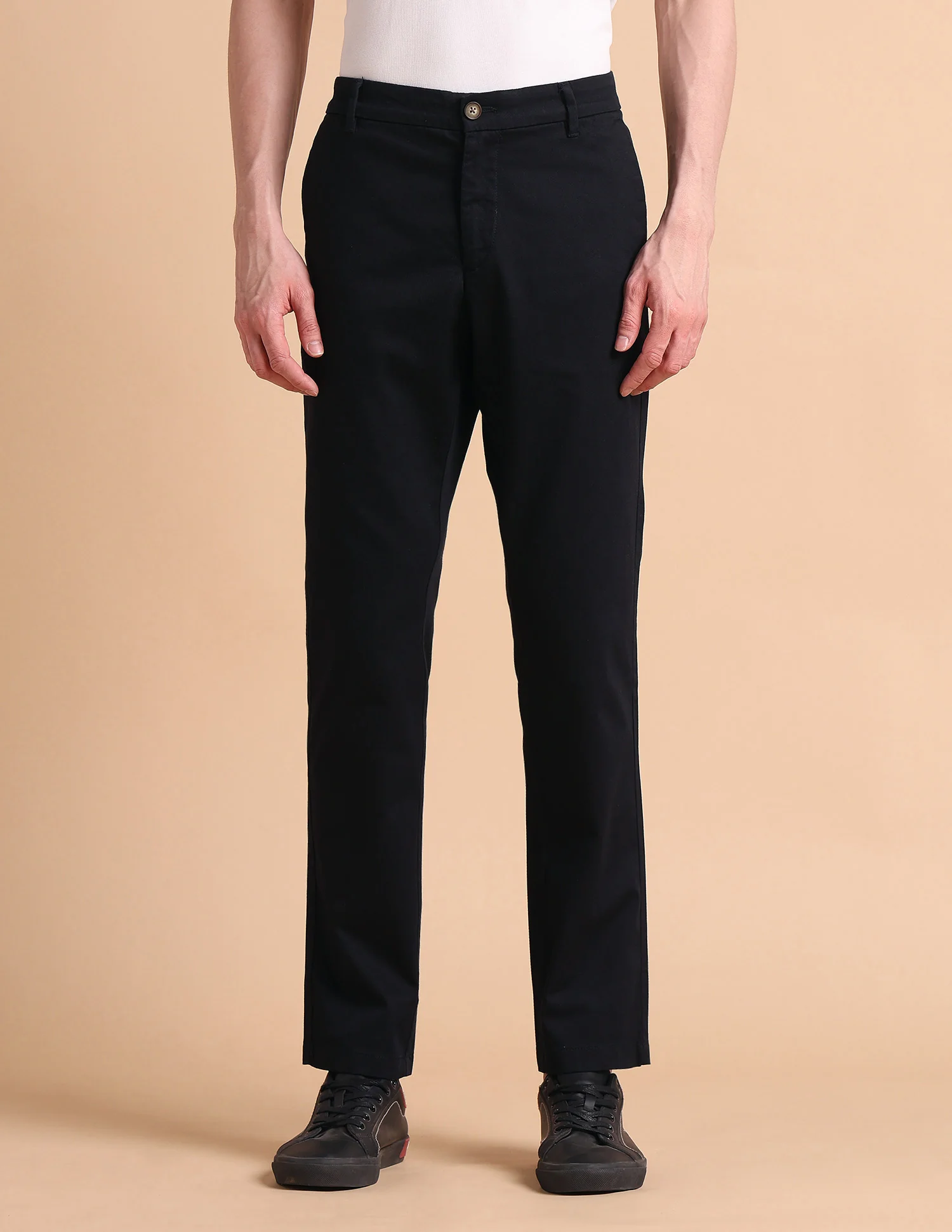 Super Slim Fit Satin Trousers - Image 6